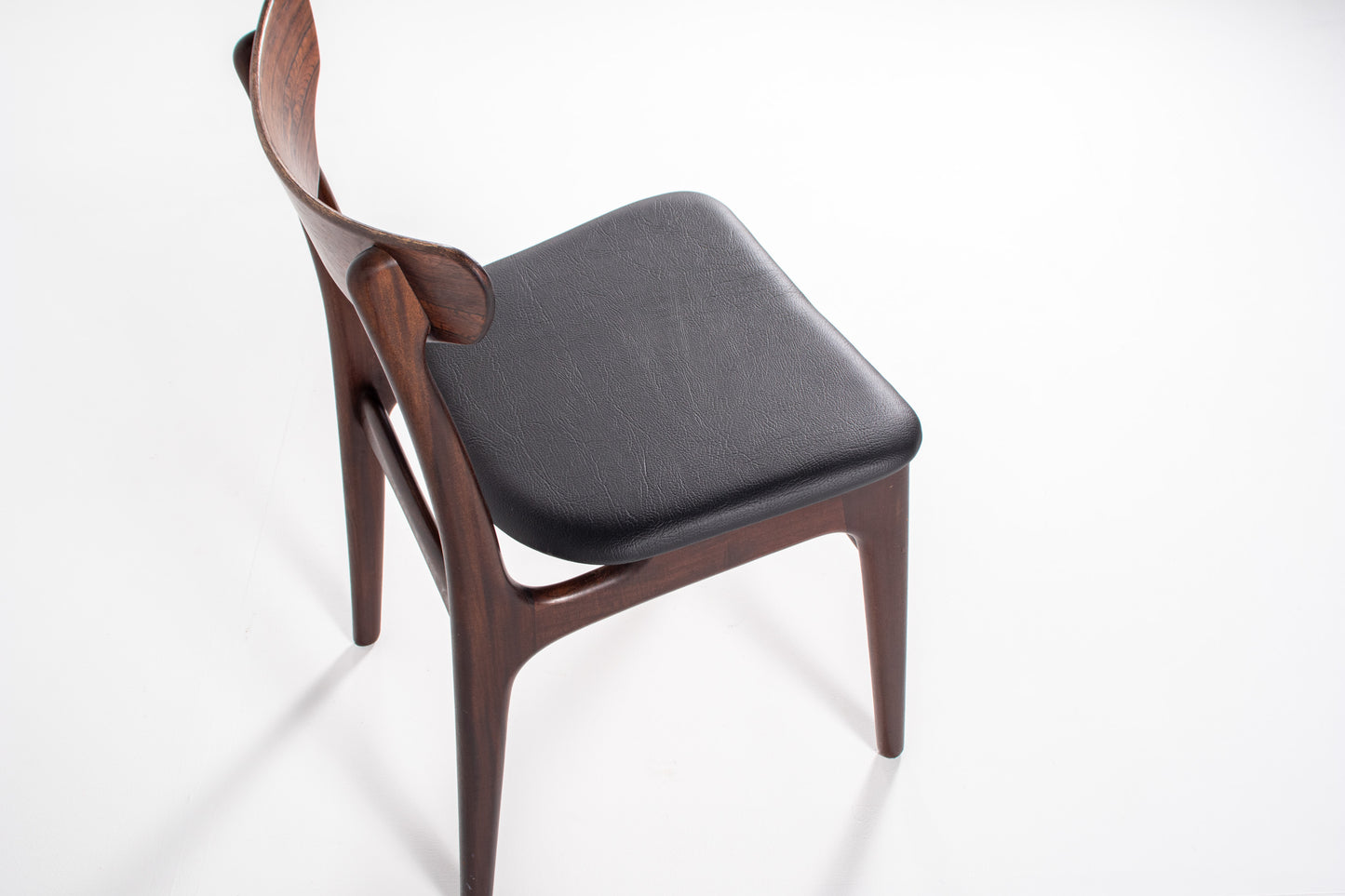 Schiønning & Elgaard Rosewood Dining Chair, Danish mid century chair 
