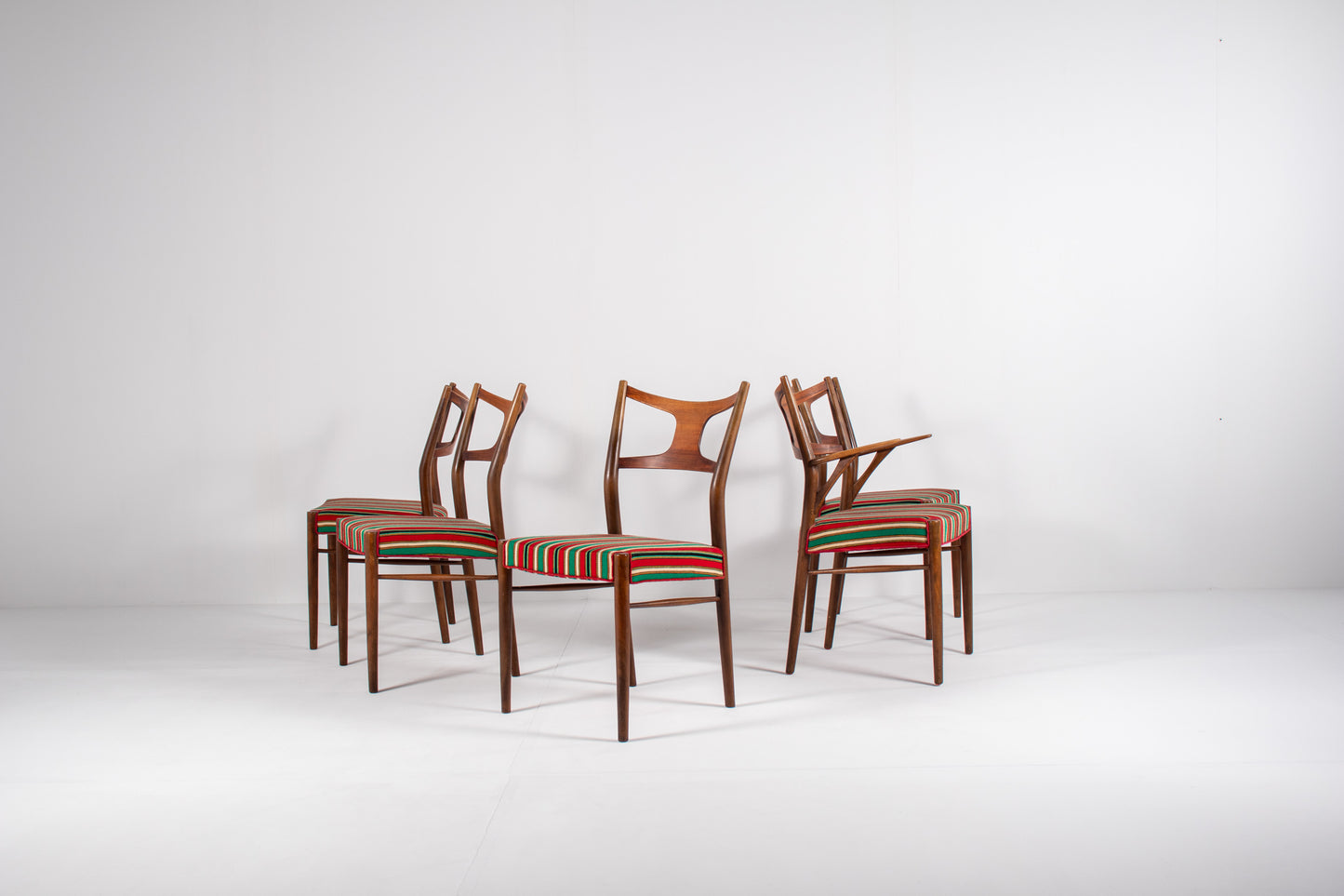 Set of 5  Kurt Østervig dining chairs by Randers Furniture