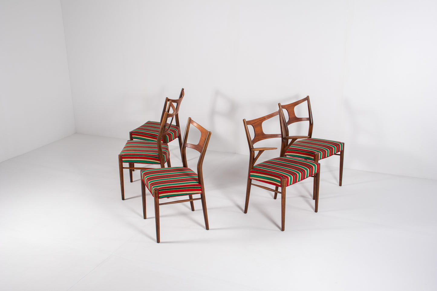 Set of 5  Kurt Østervig dining chairs by Randers Furniture