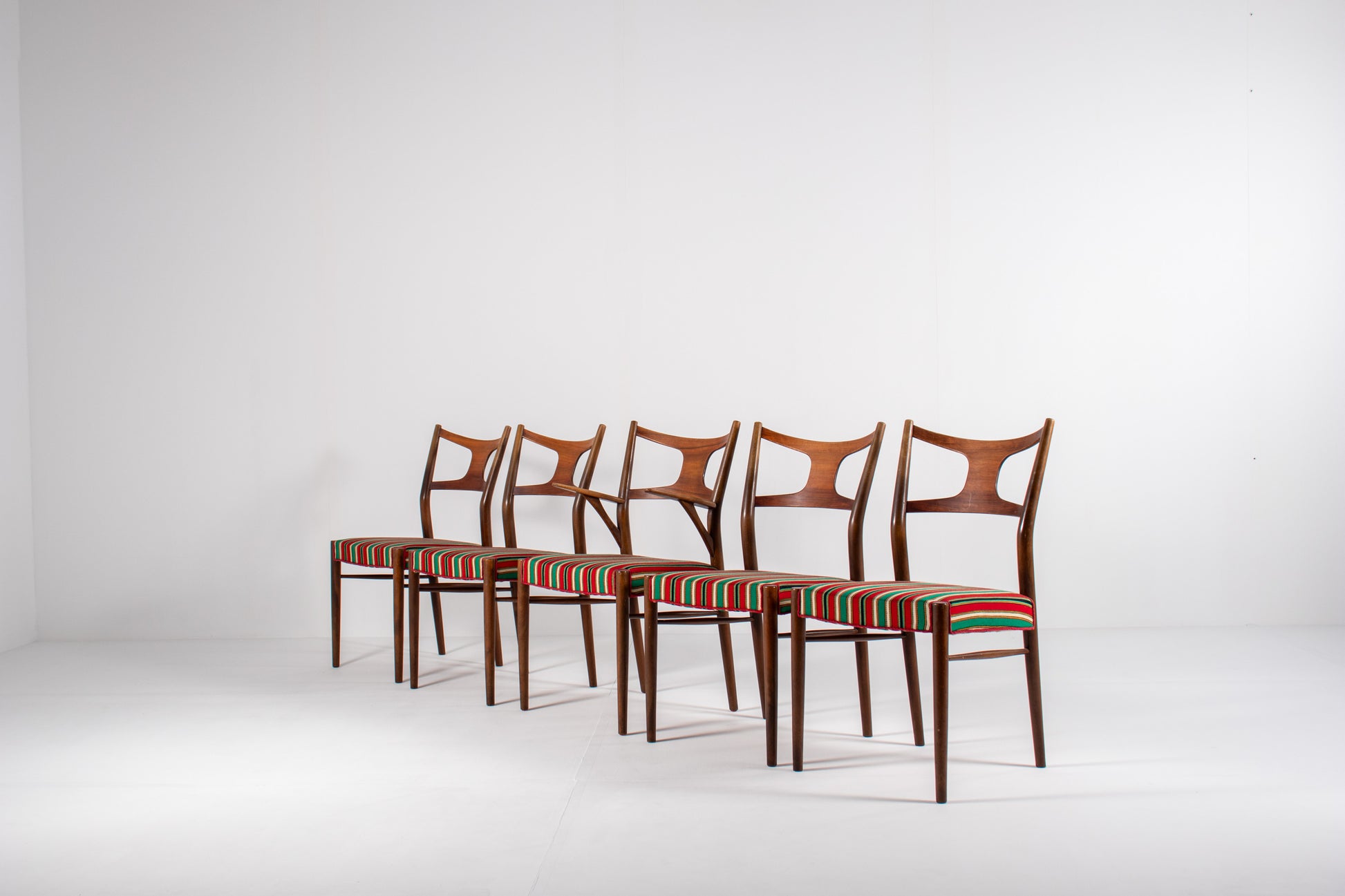 Set of 5  Kurt Østervig dining chairs by Randers Furniture
