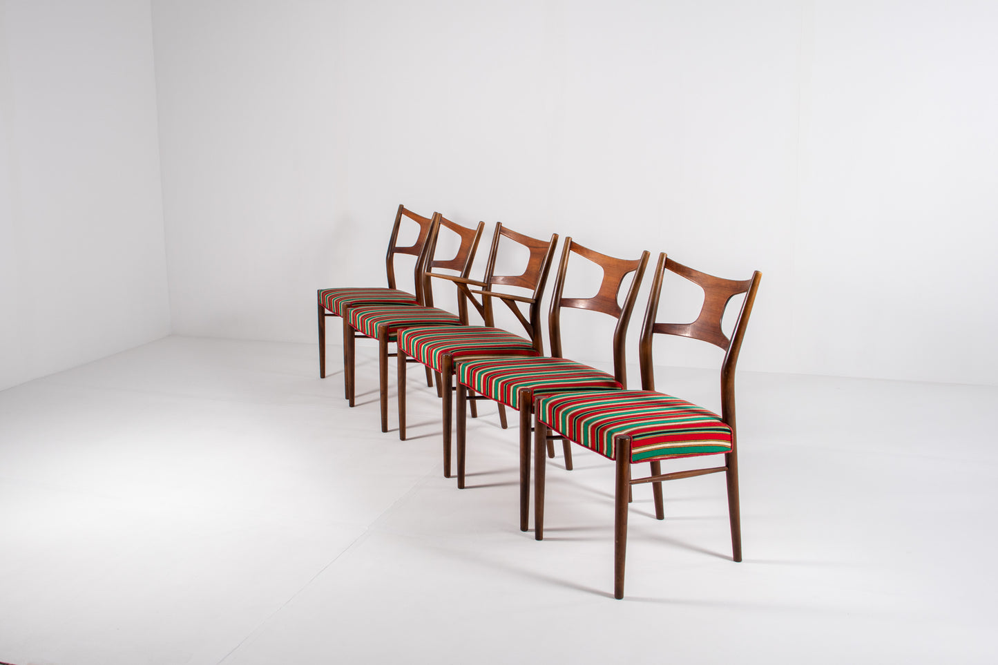 Set of 5  Kurt Østervig dining chairs by Randers Furniture