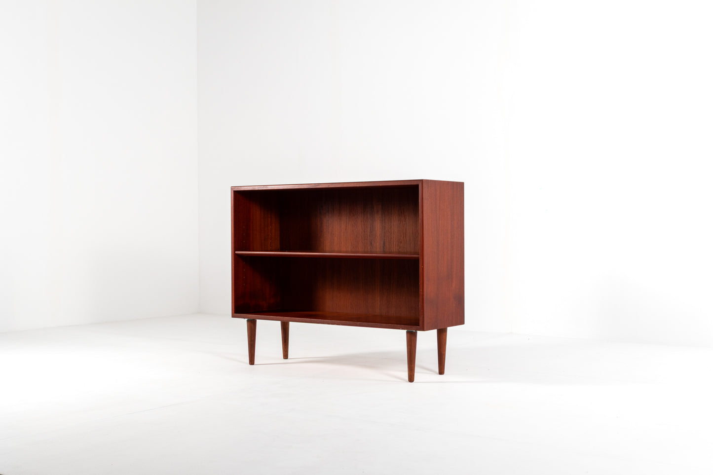 Mid-Century Danish Teak Bookcase by Børge Mogensen for Søborg Møbler, 1960s