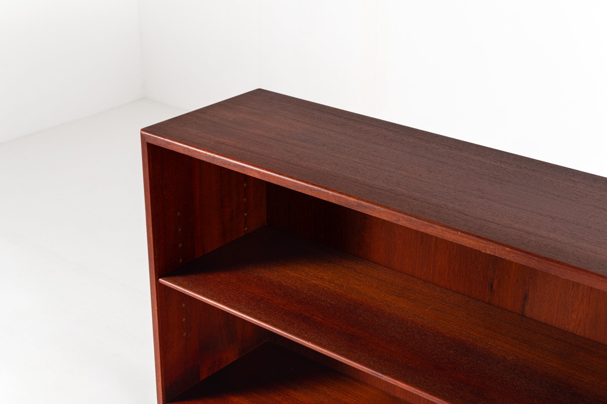 Scandinavian modern teak bookcase with adjustable shelf, 1960s