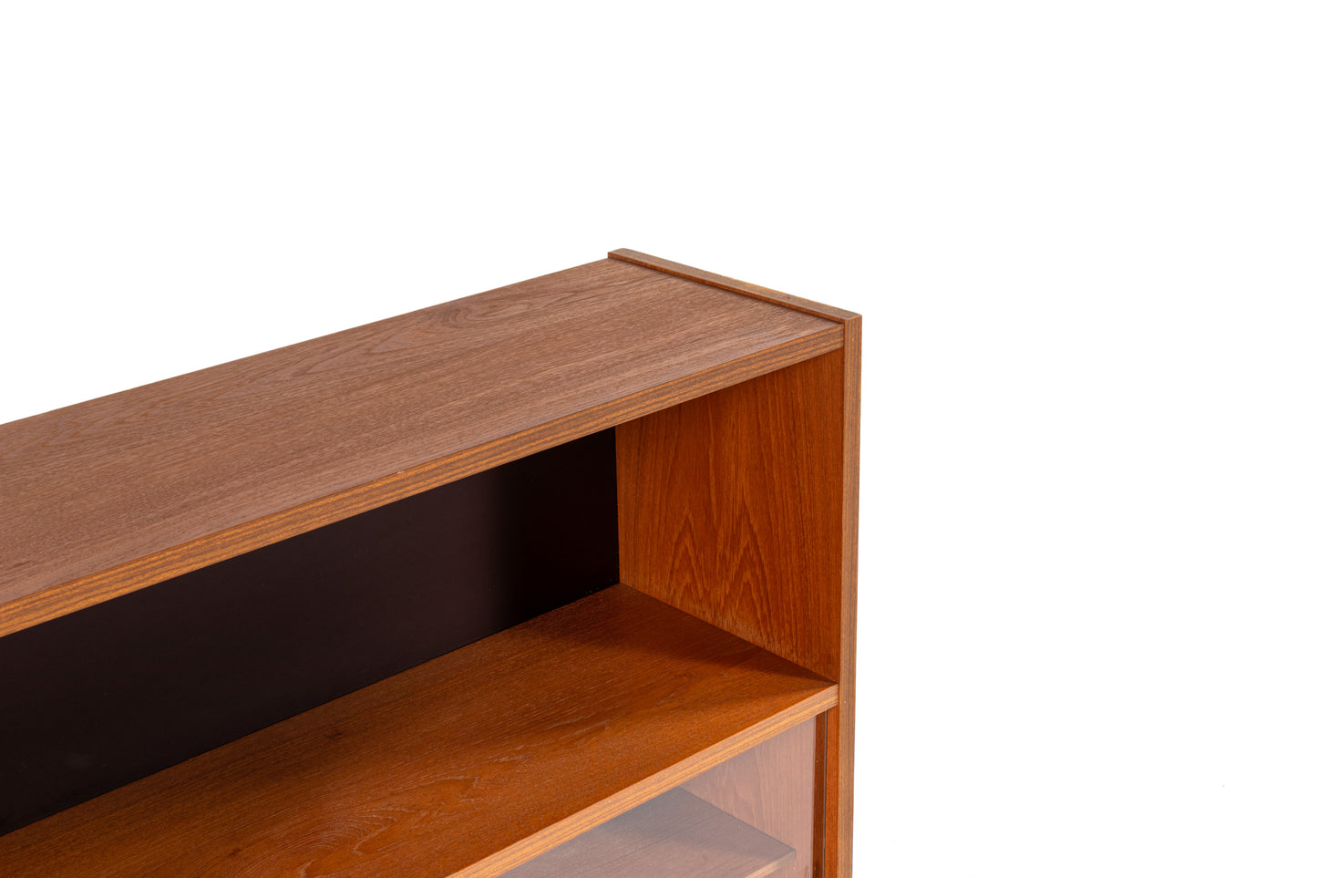 Teak wood grain detail cabinet