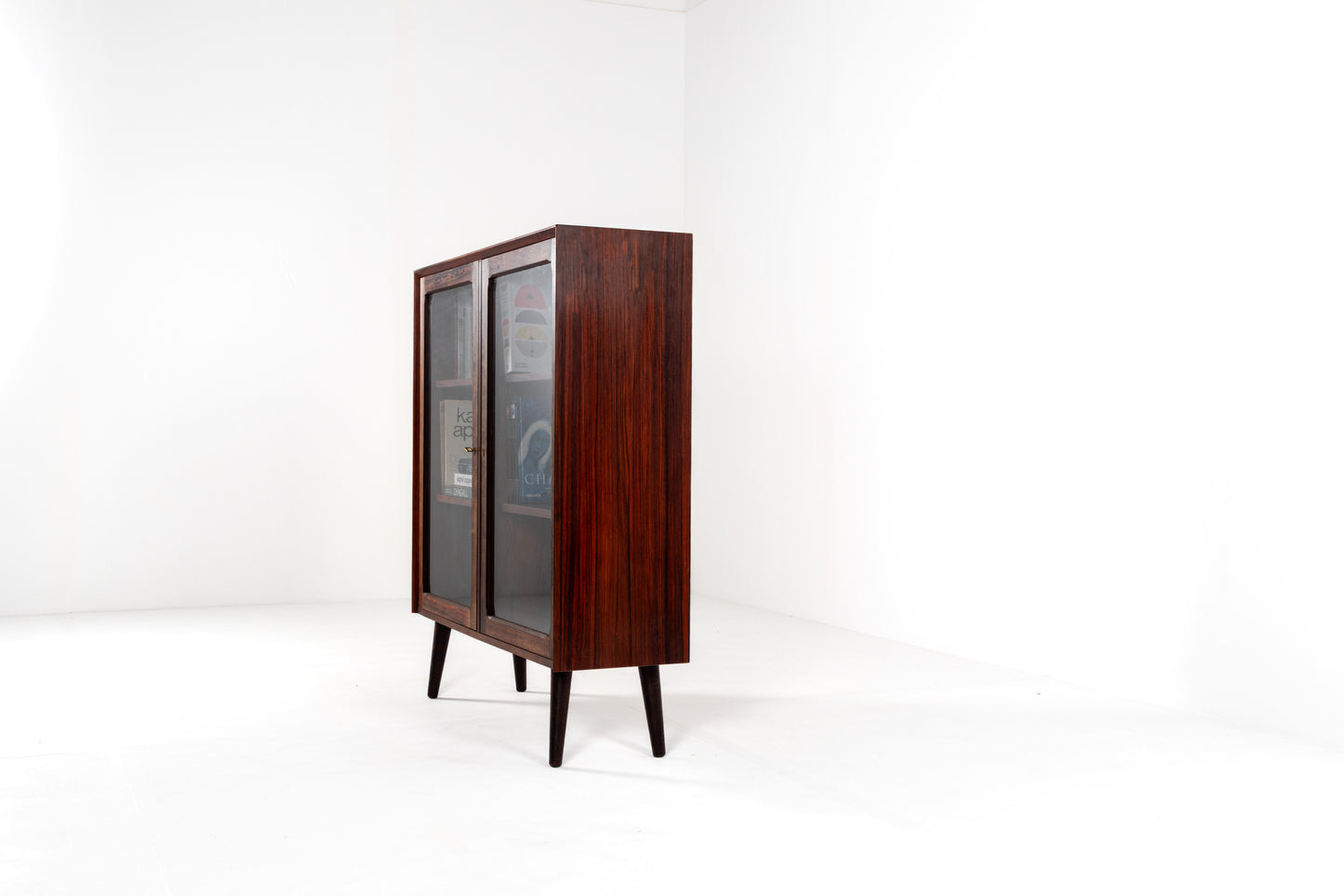 Vintage Danish cabinet side view