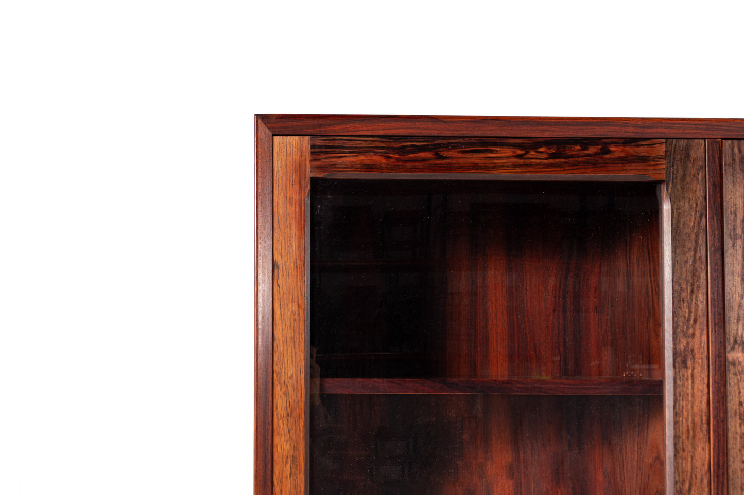 Rosewood grain detail cabinet