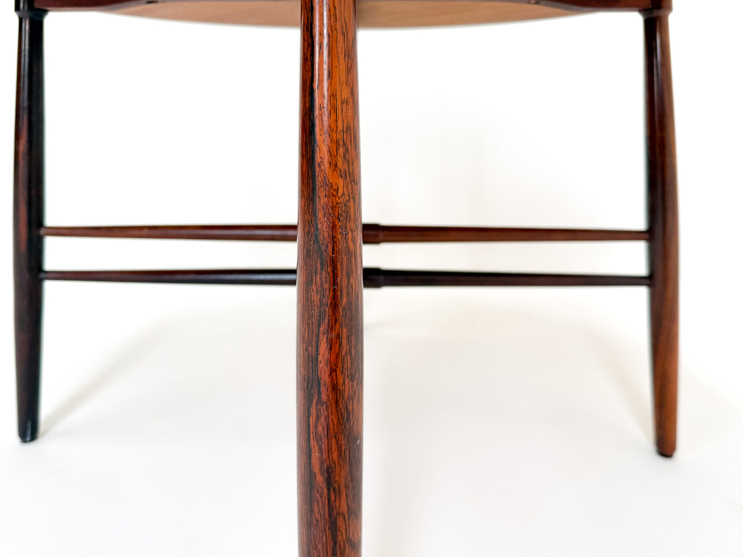 Scandinavian modern rosewood coffee table Poul Hundevad style