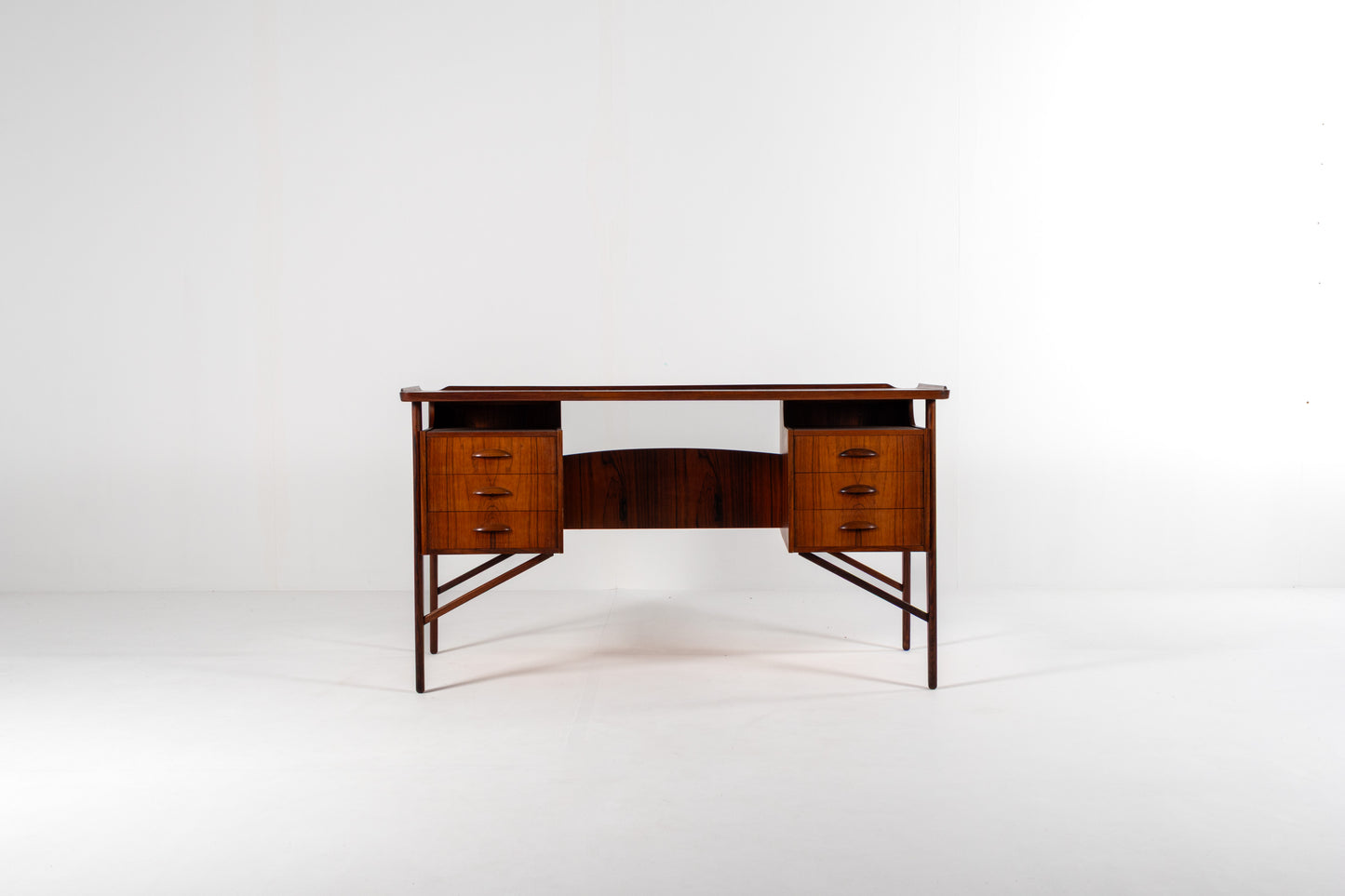 Svend Aage Madsen rosewood desk mid century