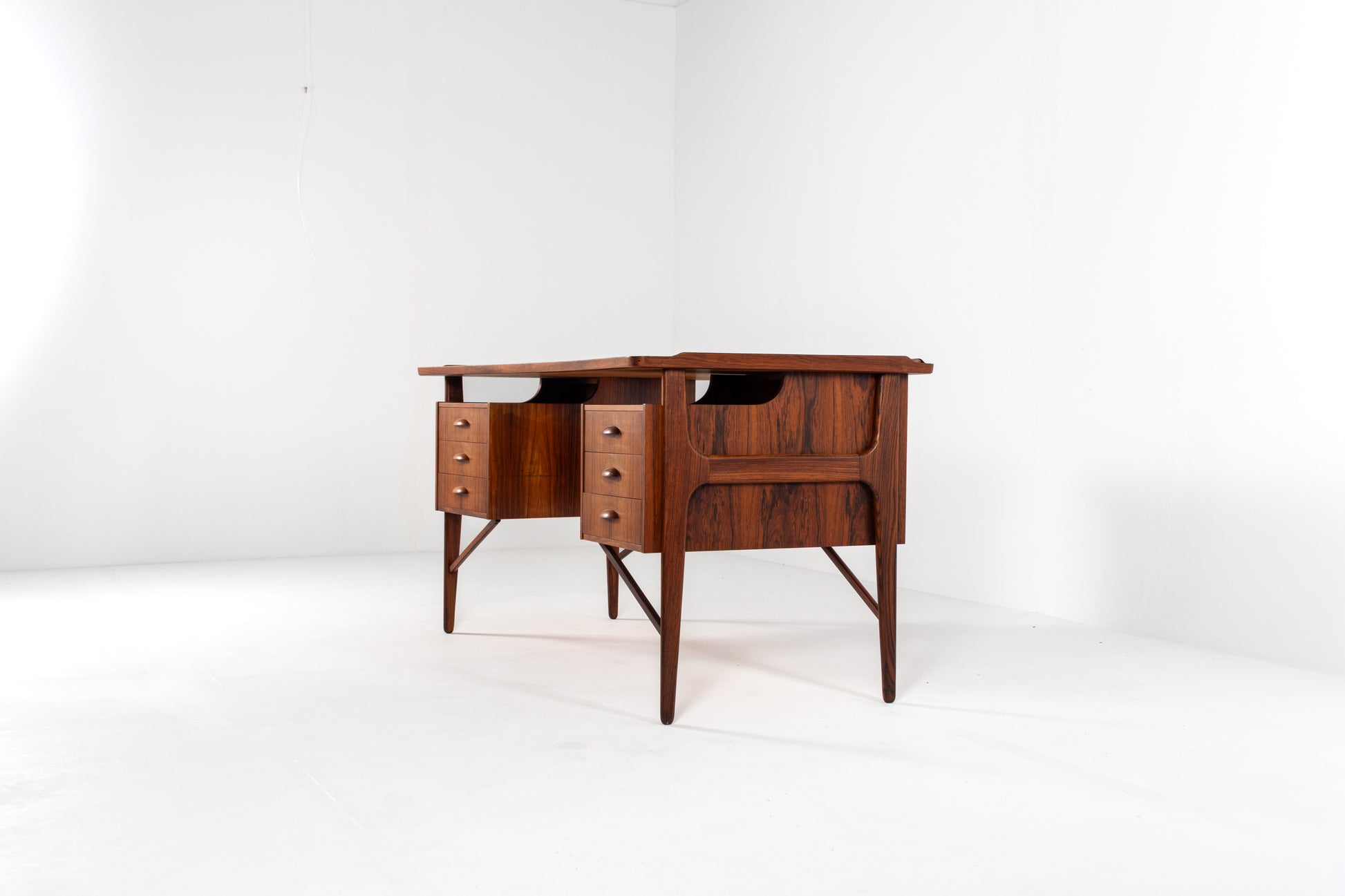 Svend Aage Madsen rosewood desk mid century