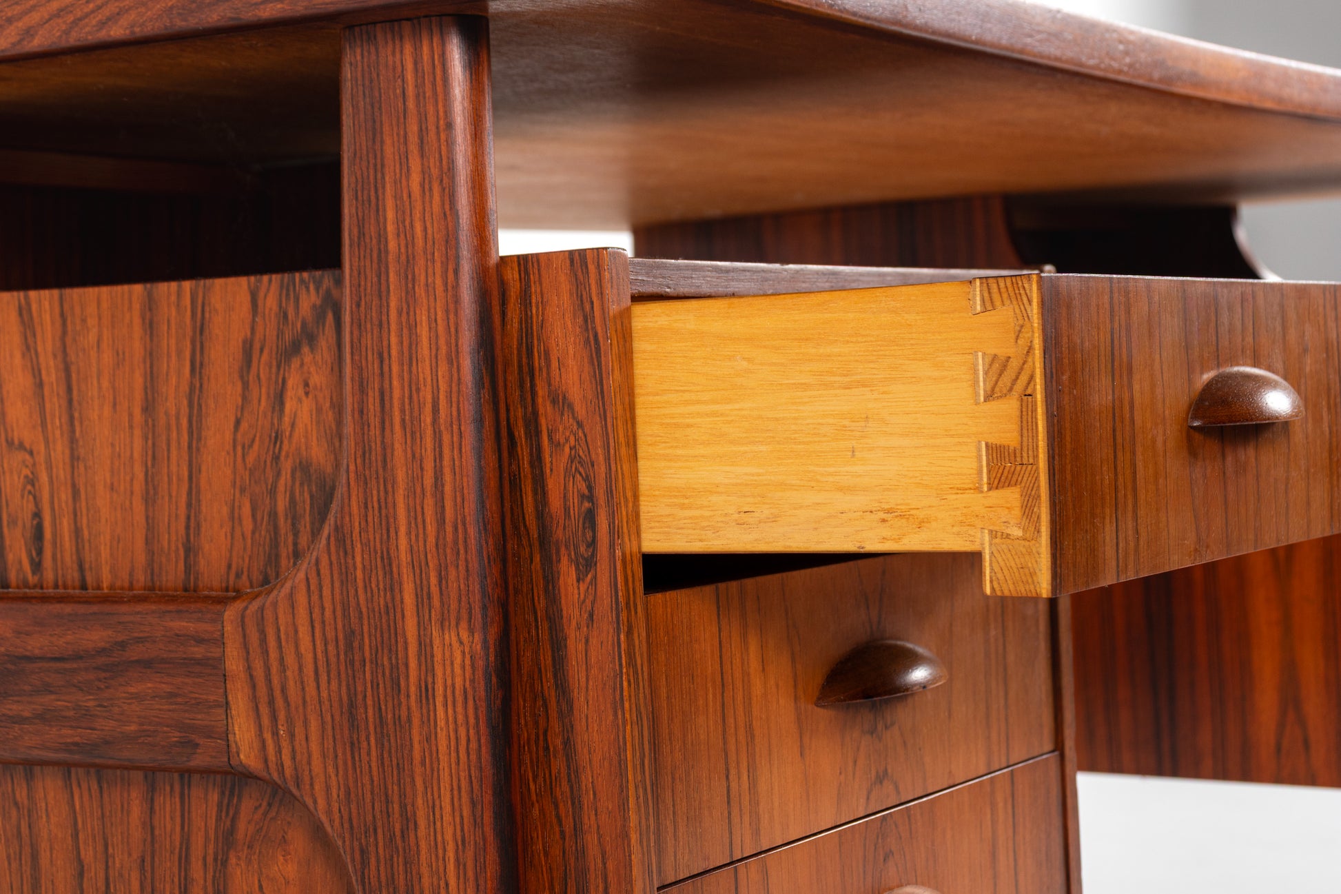 Svend Aage Madsen rosewood desk mid century