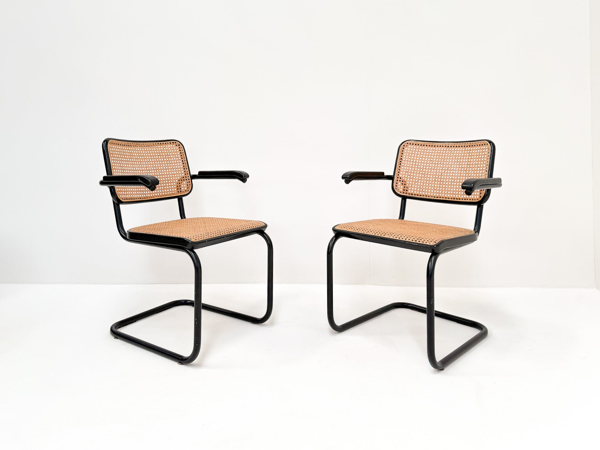 Marcel Breuer Cesca chairs Thonet B32 B64 Bauhaus design vintage