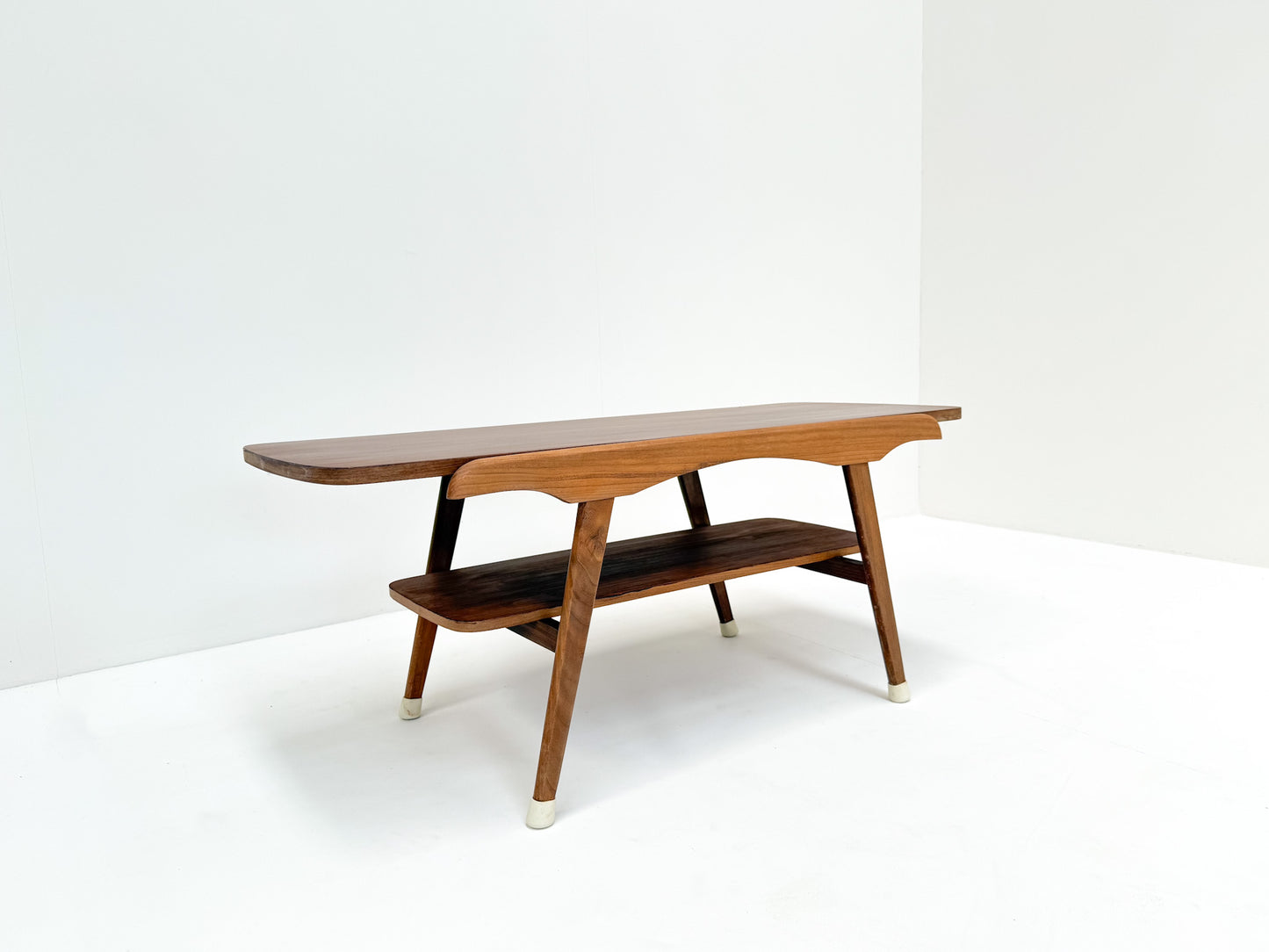 Scandinavian modern coffee table teak Formica