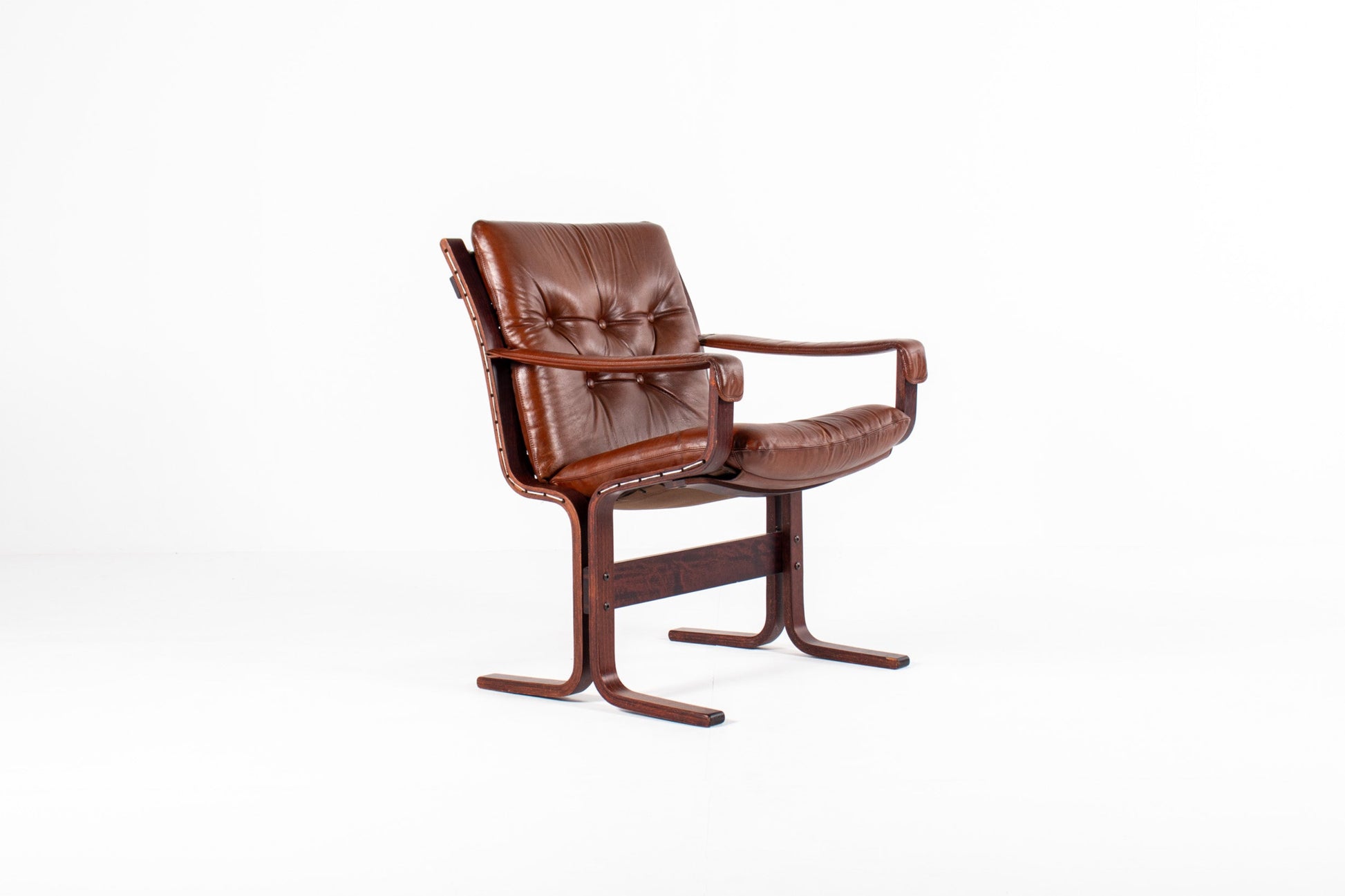 Ingmar Relling lounge chair rosewood frame Westnofa