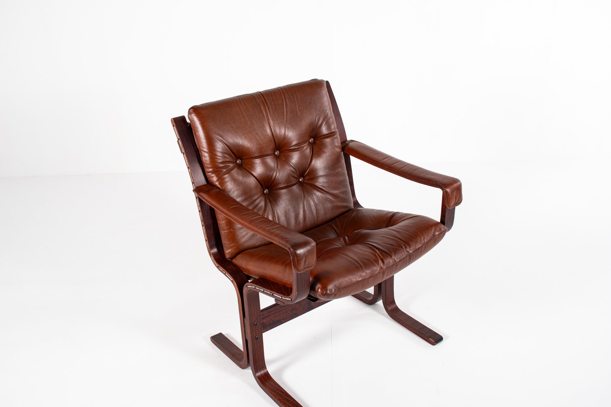 Ingmar Relling lounge chair rosewood frame Westnofa