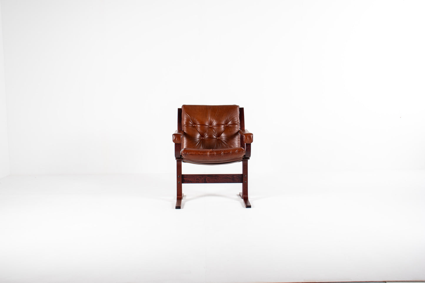 Ingmar Relling lounge chair rosewood frame Westnofa