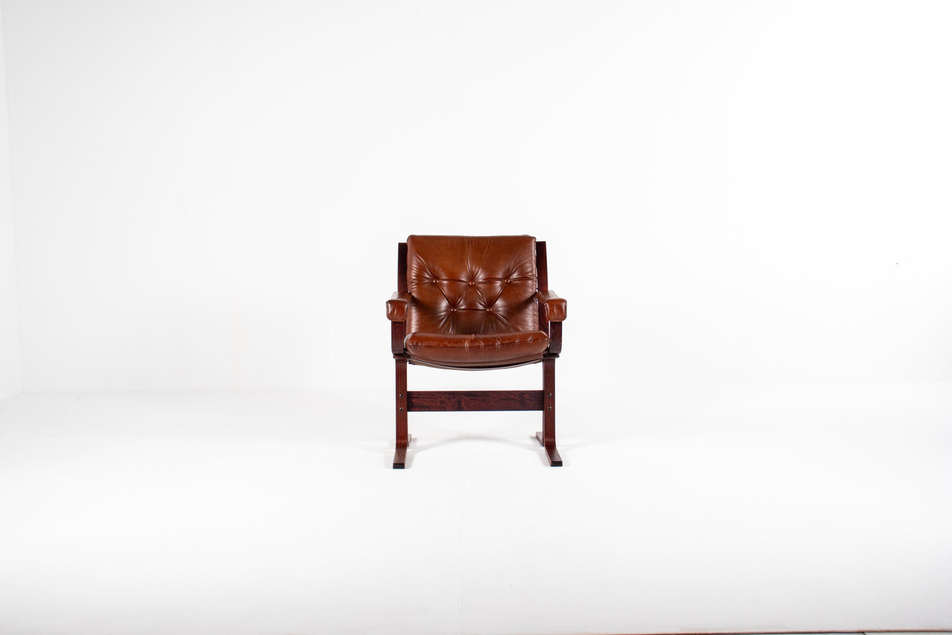 Ingmar Relling lounge chair rosewood frame Westnofa