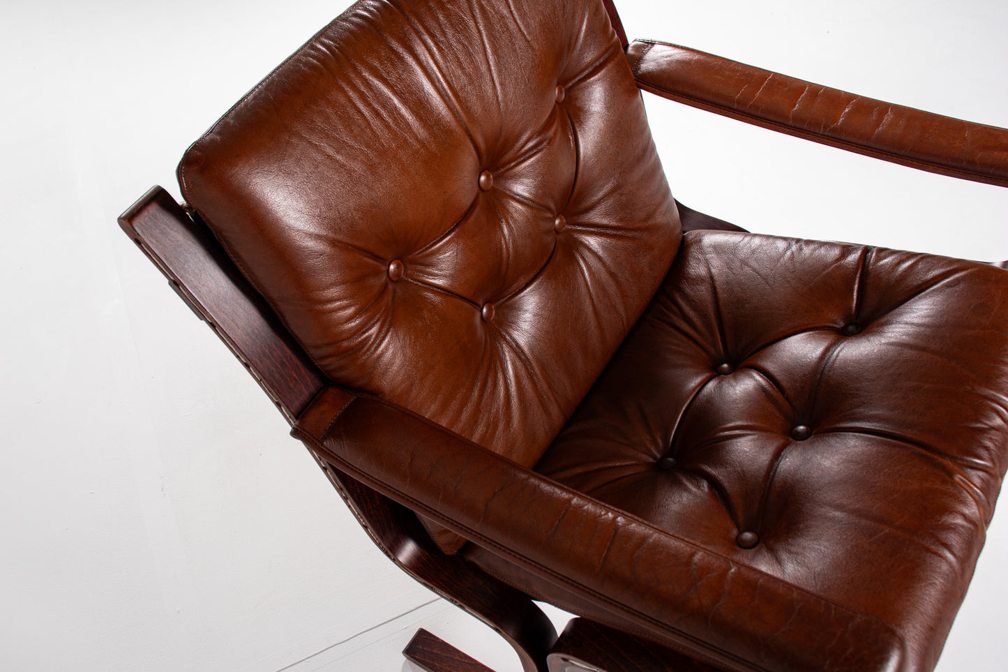 Ingmar Relling lounge chair rosewood frame Westnofa