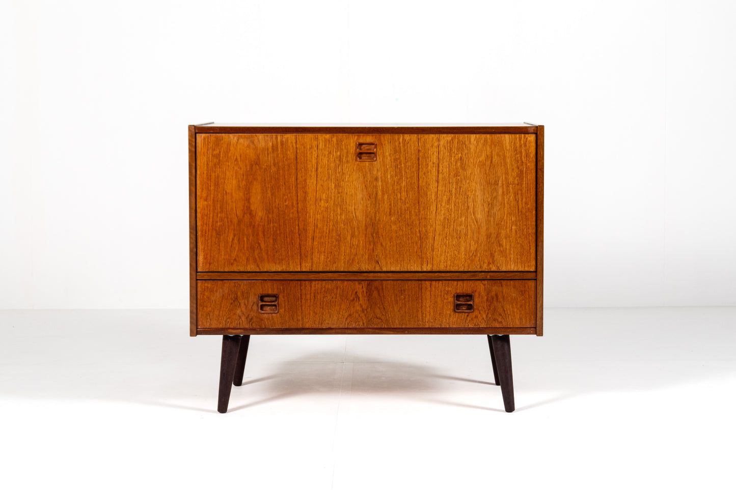 Danish rosewood LP cabinet 1960s front view