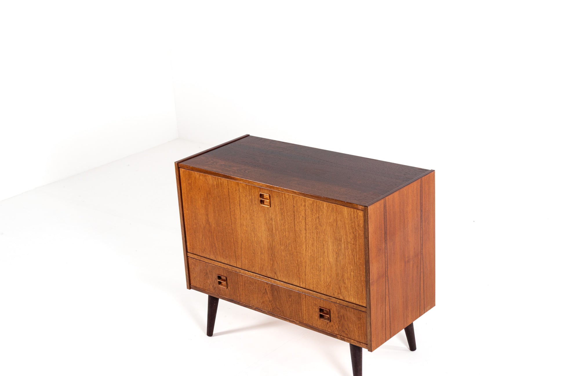 Danish rosewood LP cabinet 1960s