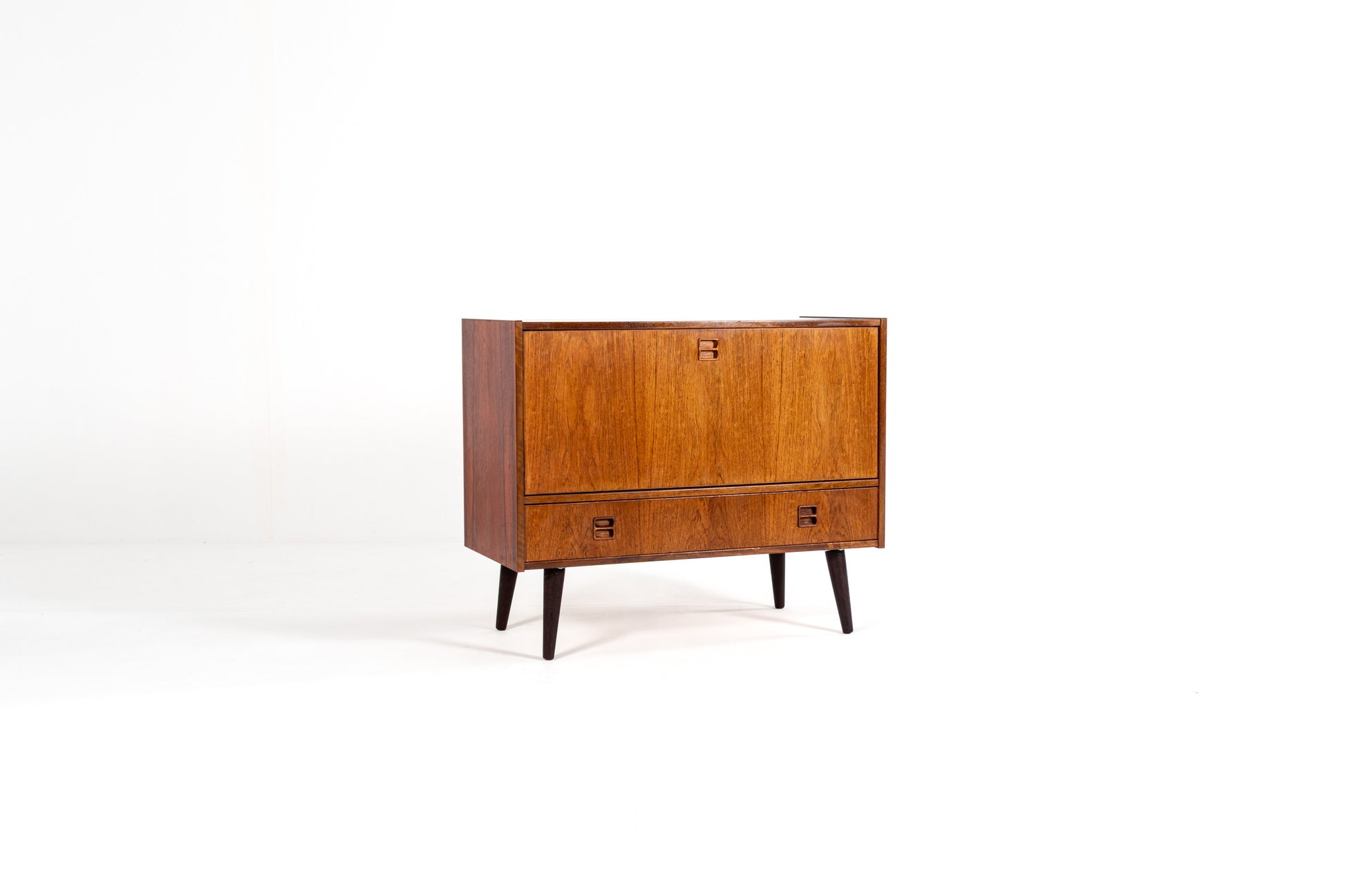 Danish rosewood LP cabinet 1960s front view
