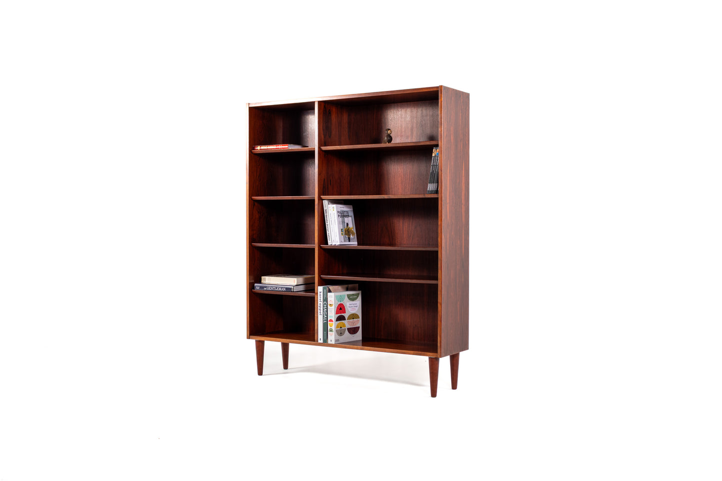Danish rosewood bookcase Kibæk Møbelfabrik 1960s front view