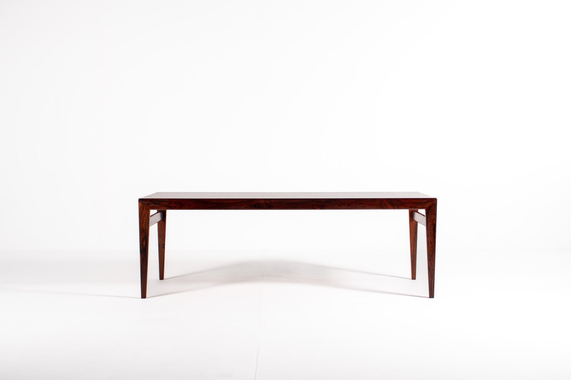 Johannes Andersen rosewood coffee table 1960s front view