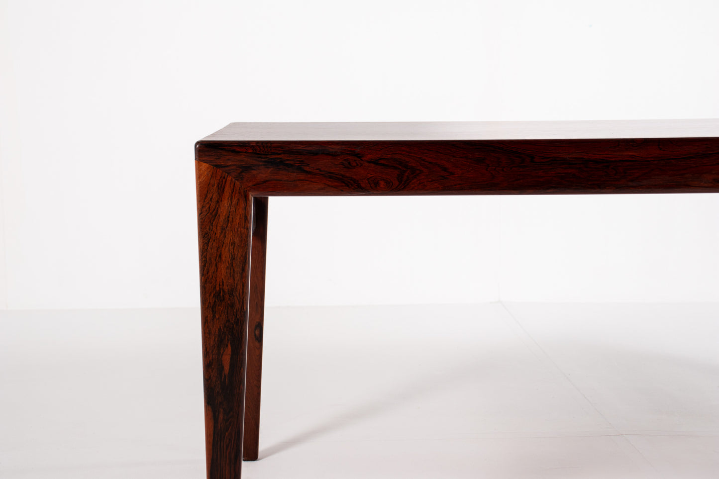 Rosewood grain detail coffee table