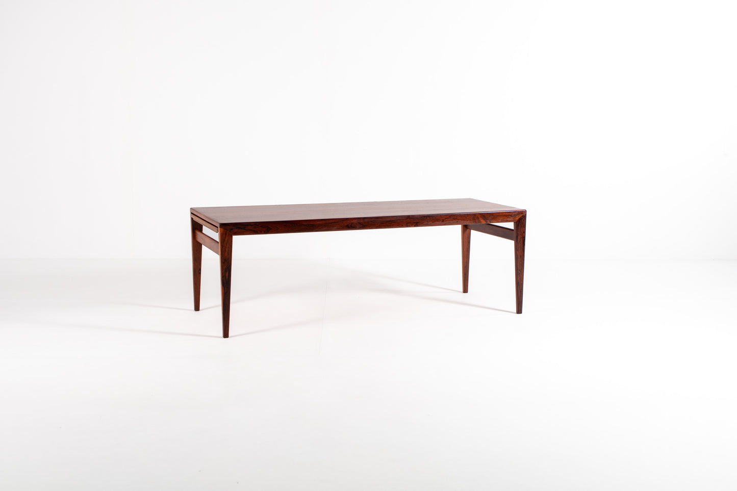 Johannes Andersen rosewood coffee table 1960s front view