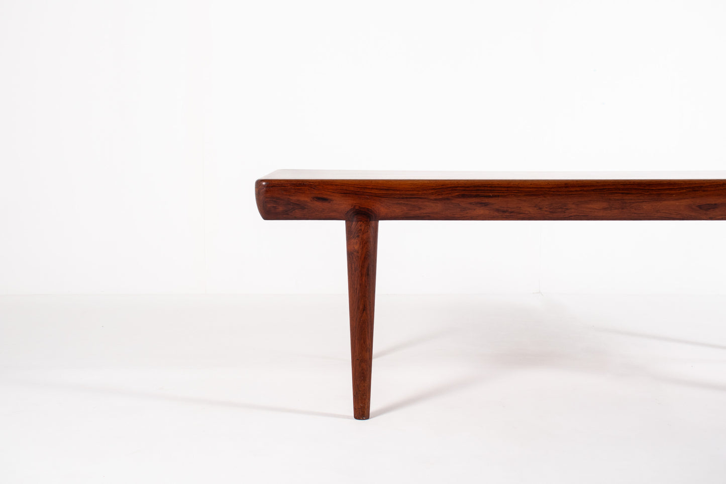 Rosewood grain detail coffee table