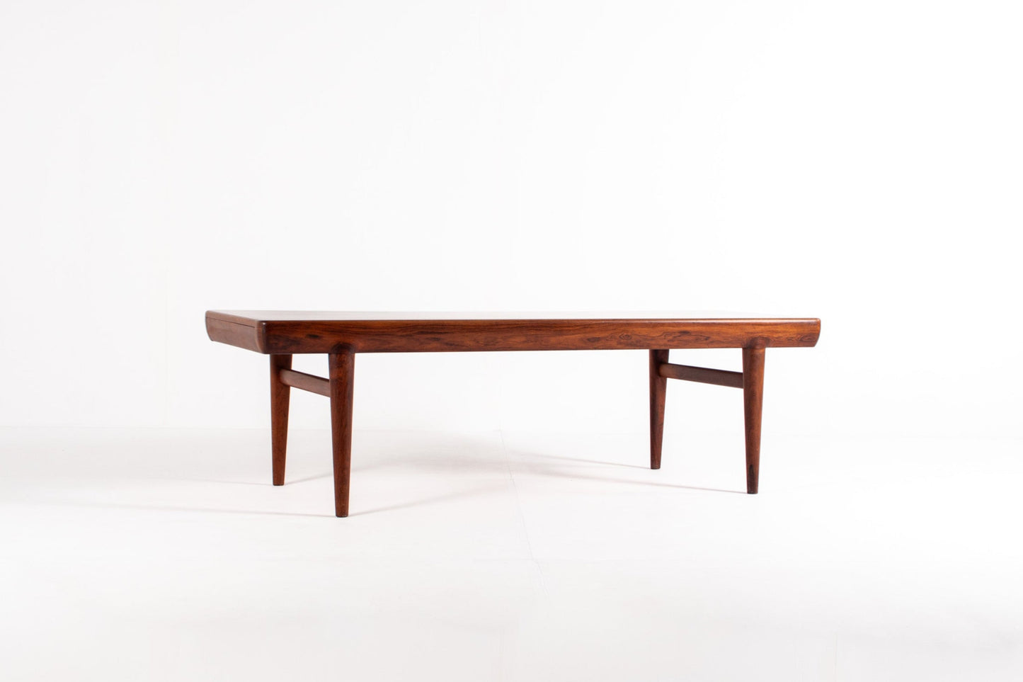 ohannes Andersen rosewood coffee table CFC Silkeborg front view
