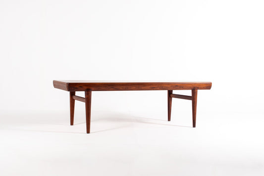 ohannes Andersen rosewood coffee table CFC Silkeborg front view