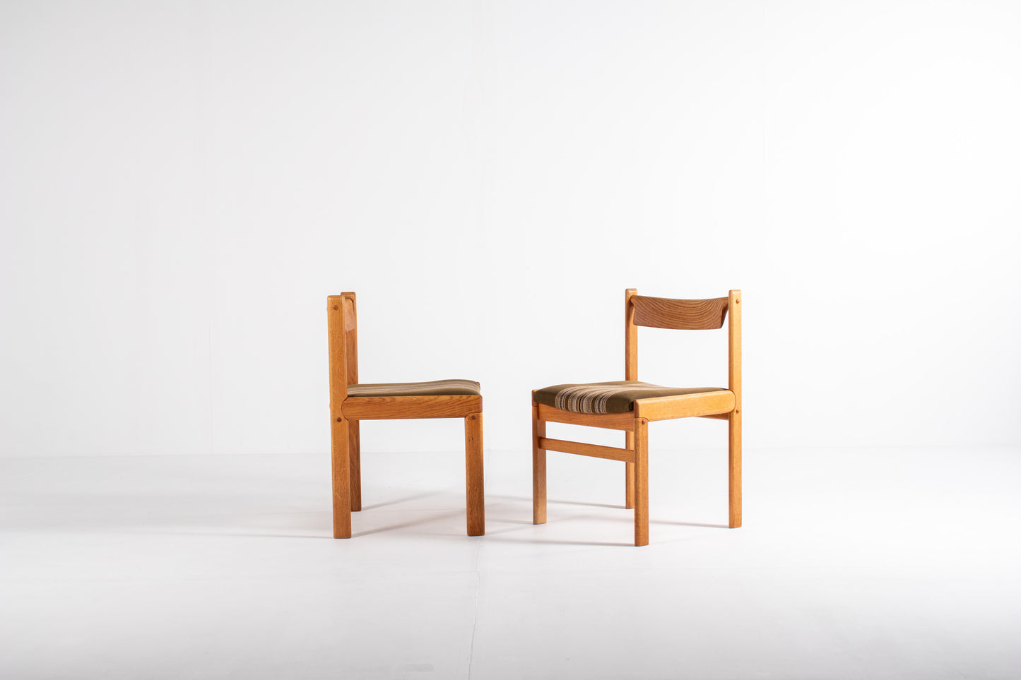 Danish oak dining chairs H.W. Klein Bramin set of 6