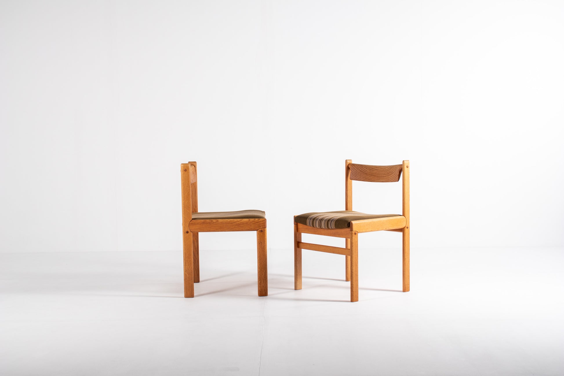 Danish oak dining chairs H.W. Klein Bramin set of 6