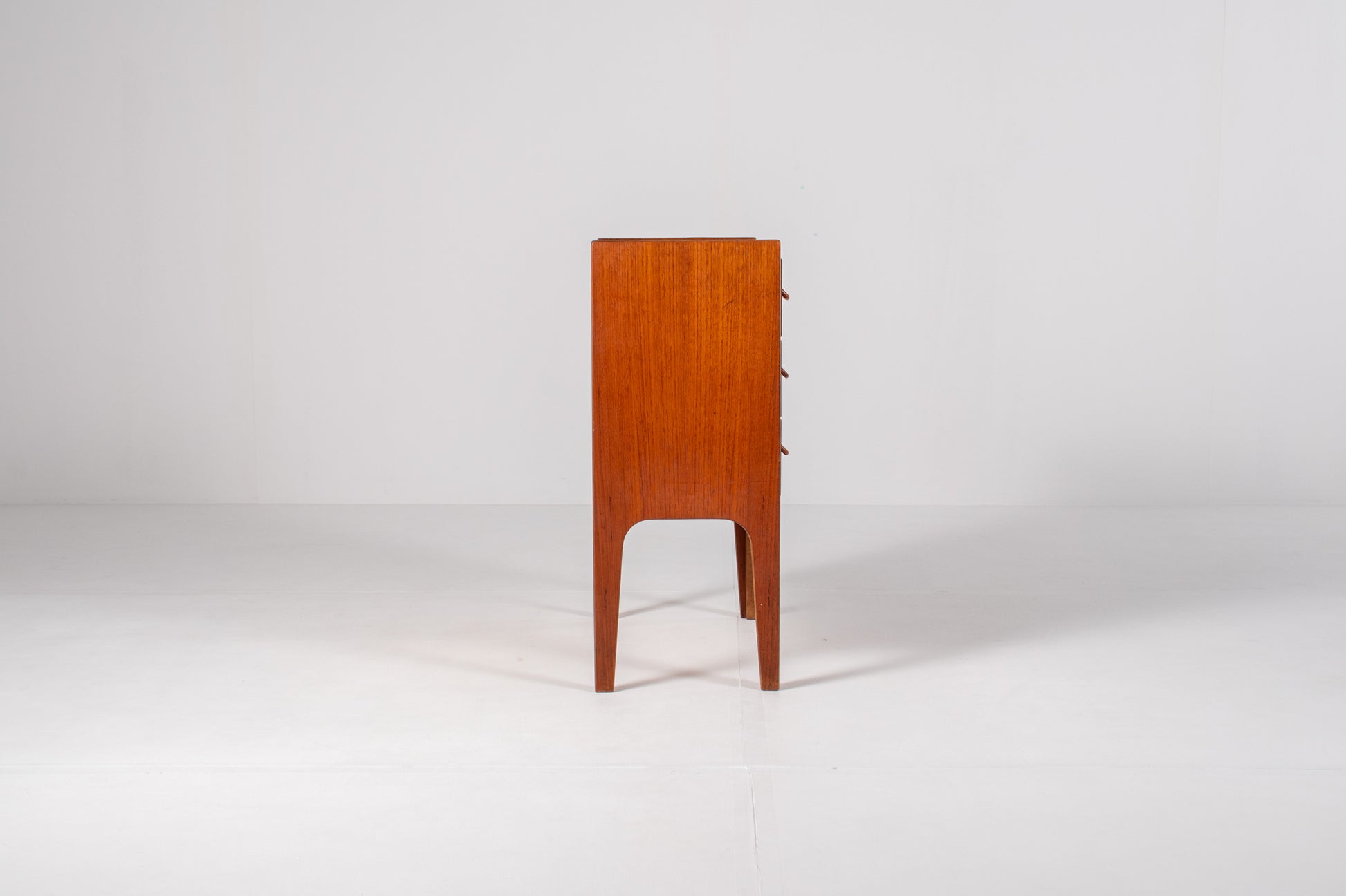 Poul M Volther Danish teak chest of drawers side view