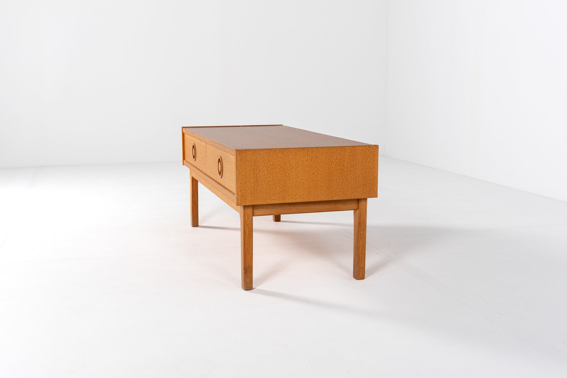 Vintage Danish cabinet side view