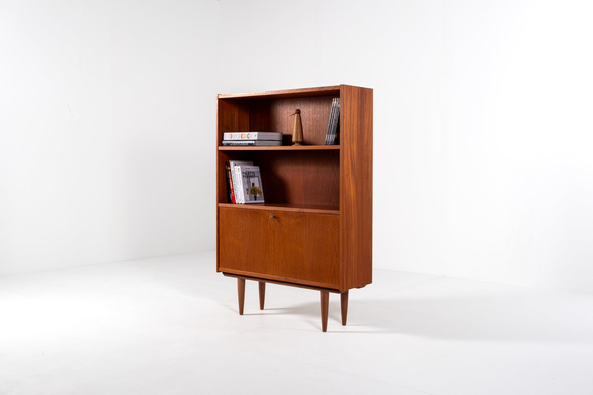 Danish teak bookcase Sejling Skabe 1960s 