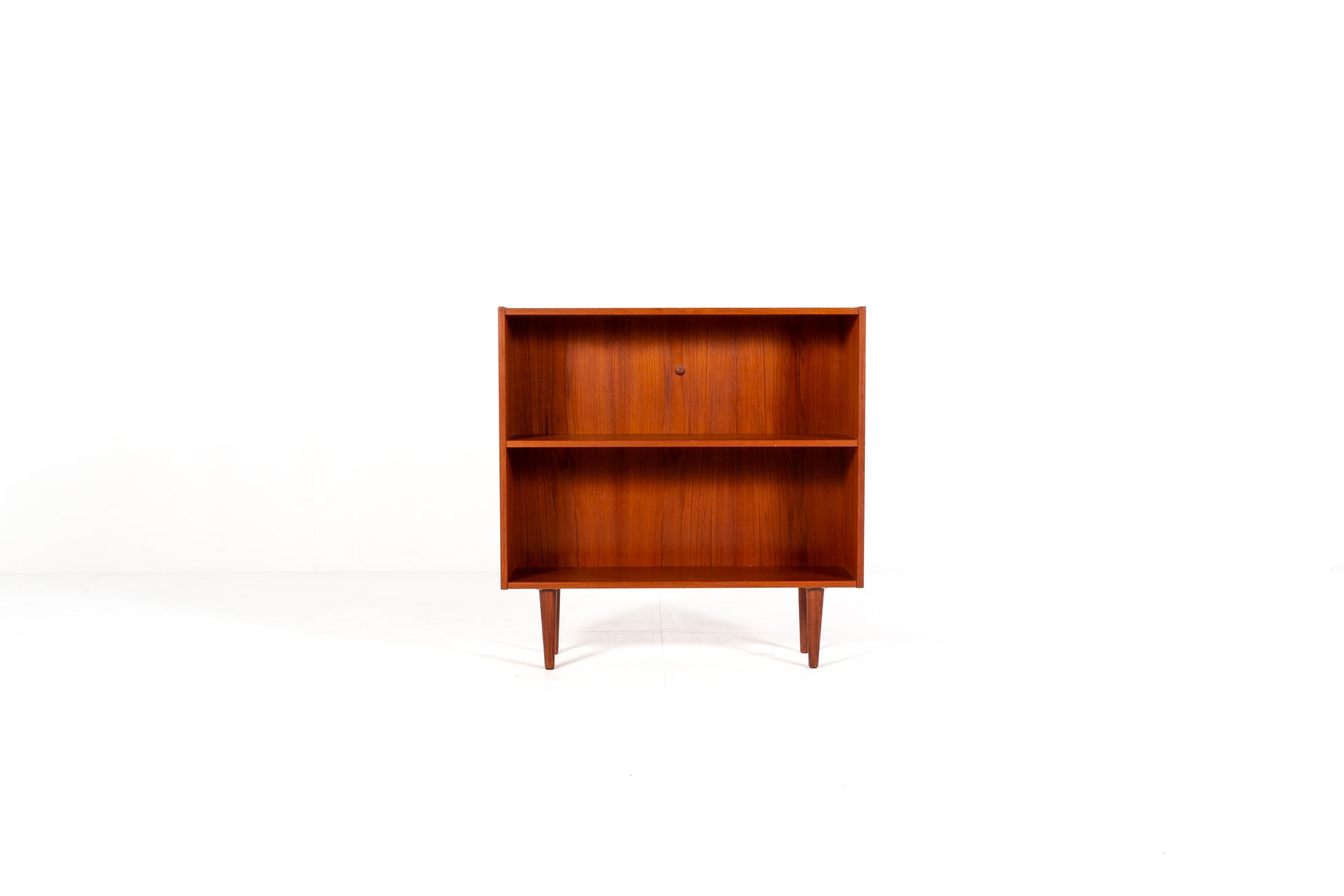 Mid century teak bookshelf minimalist design