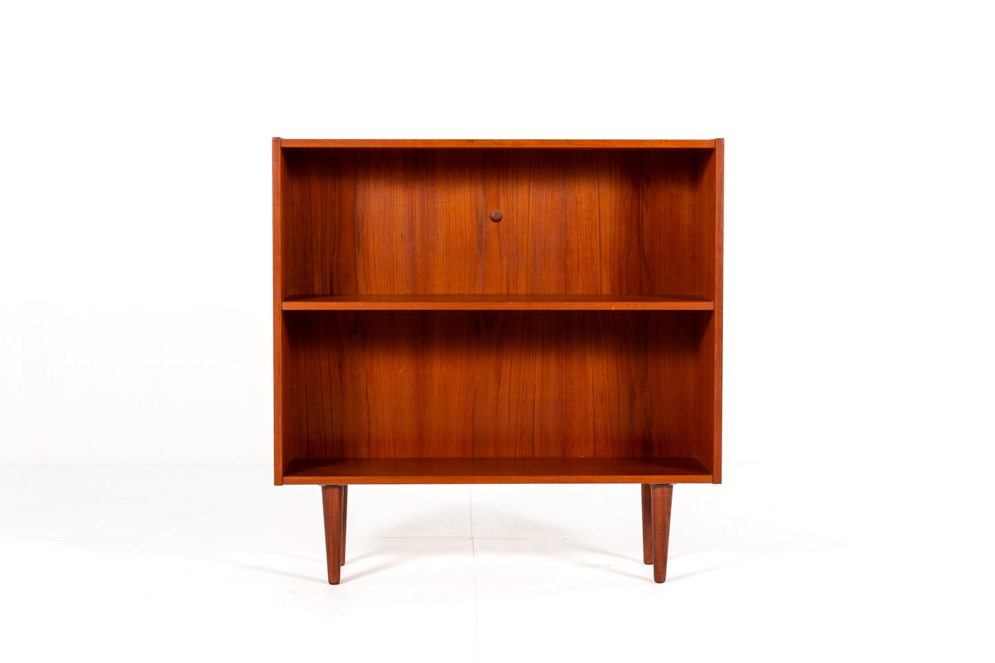 Mid century teak bookshelf minimalist design