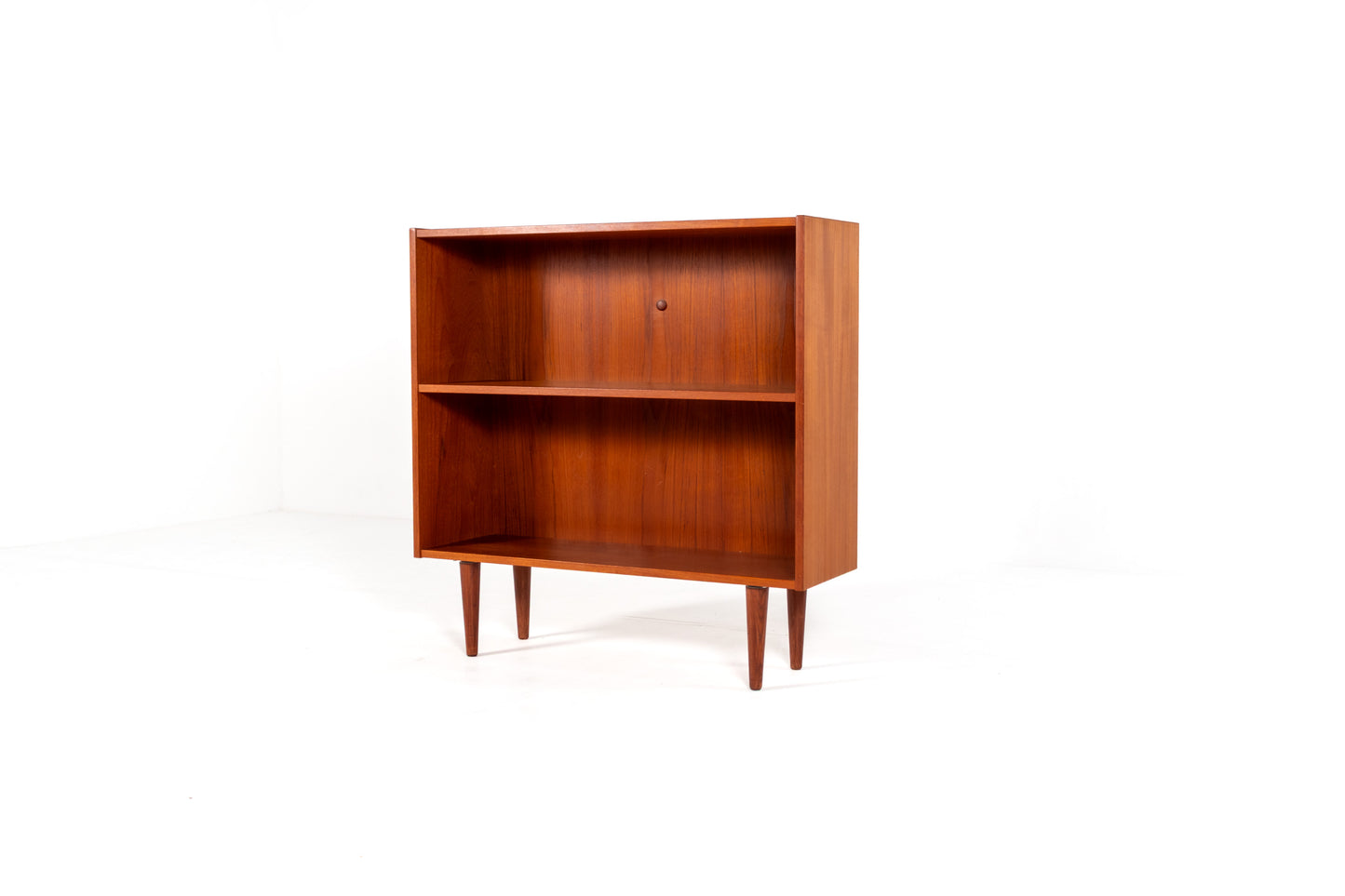 Vintage Danish bookcase side view