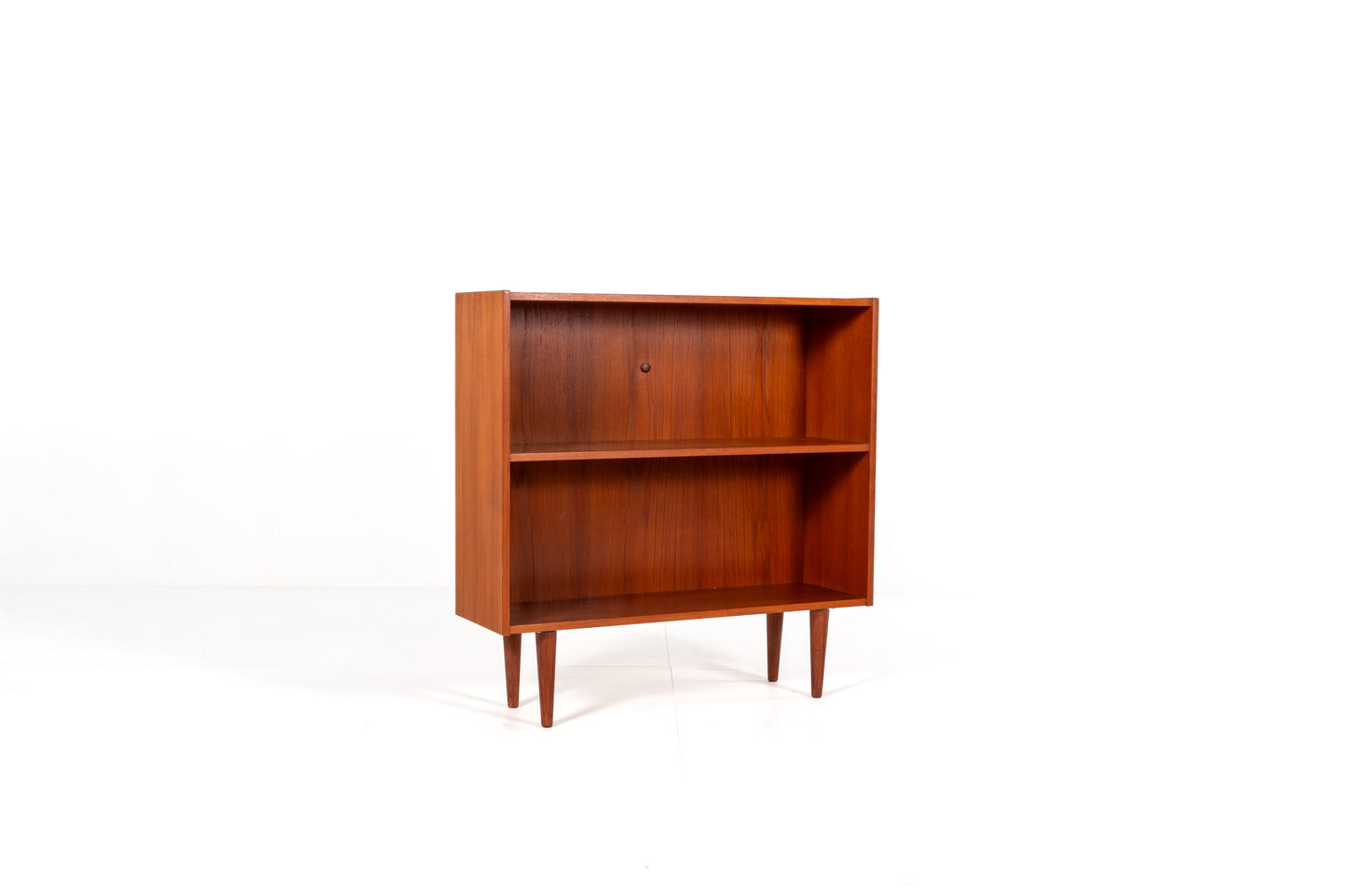 Vintage Danish bookcase side view