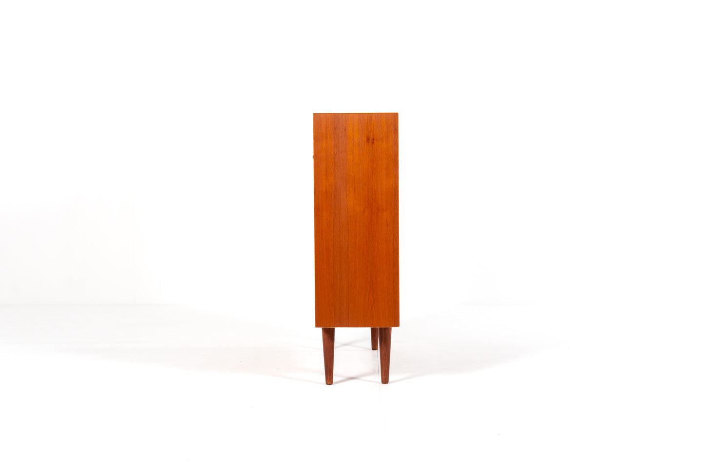 Vintage teak cabinet side view