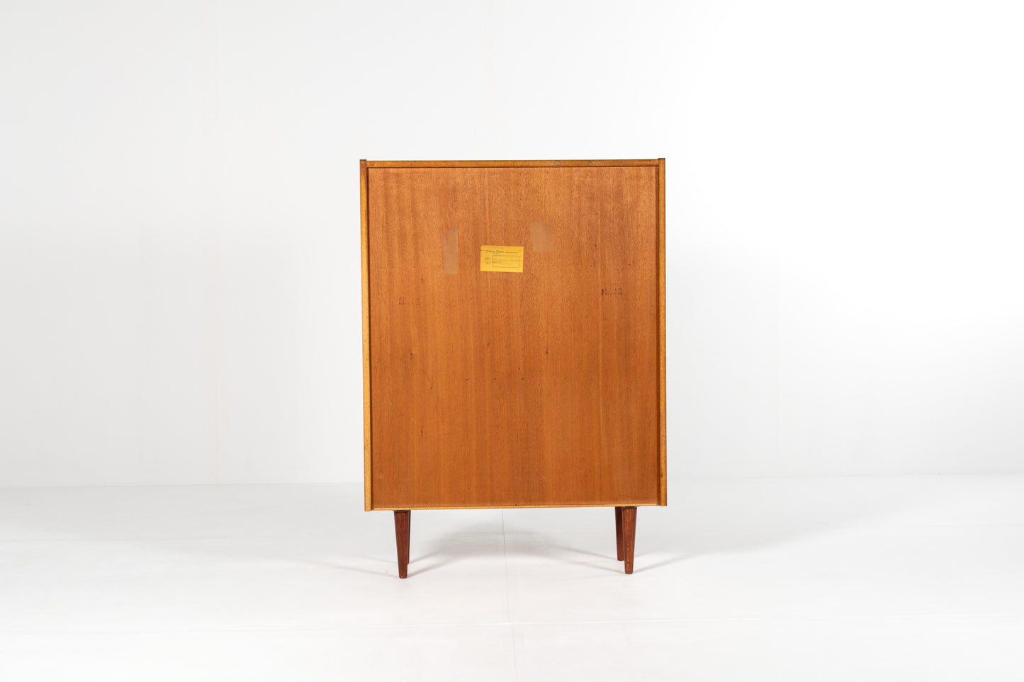 Danish teak bookcase 1960s Sejling Skabe back view