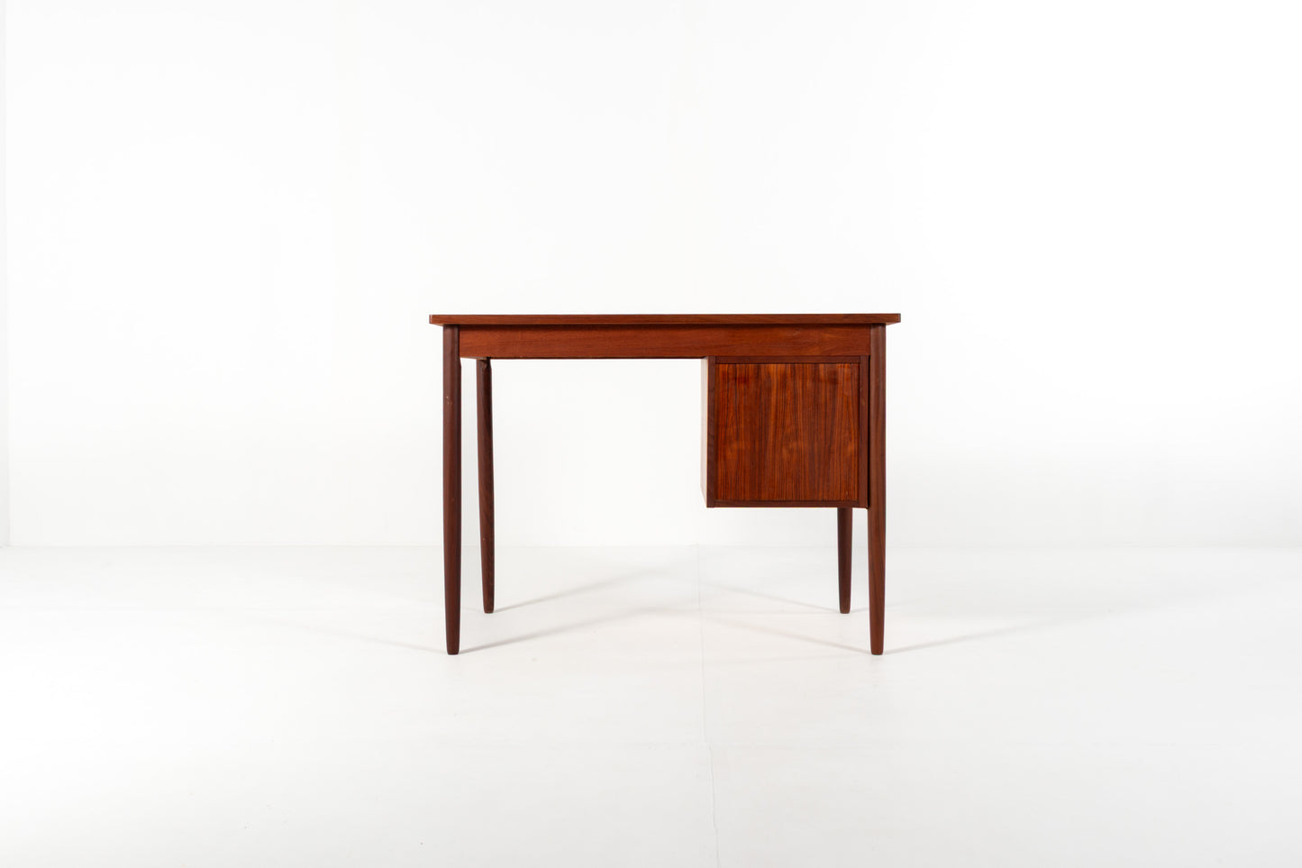 Vintage Danish desk back view