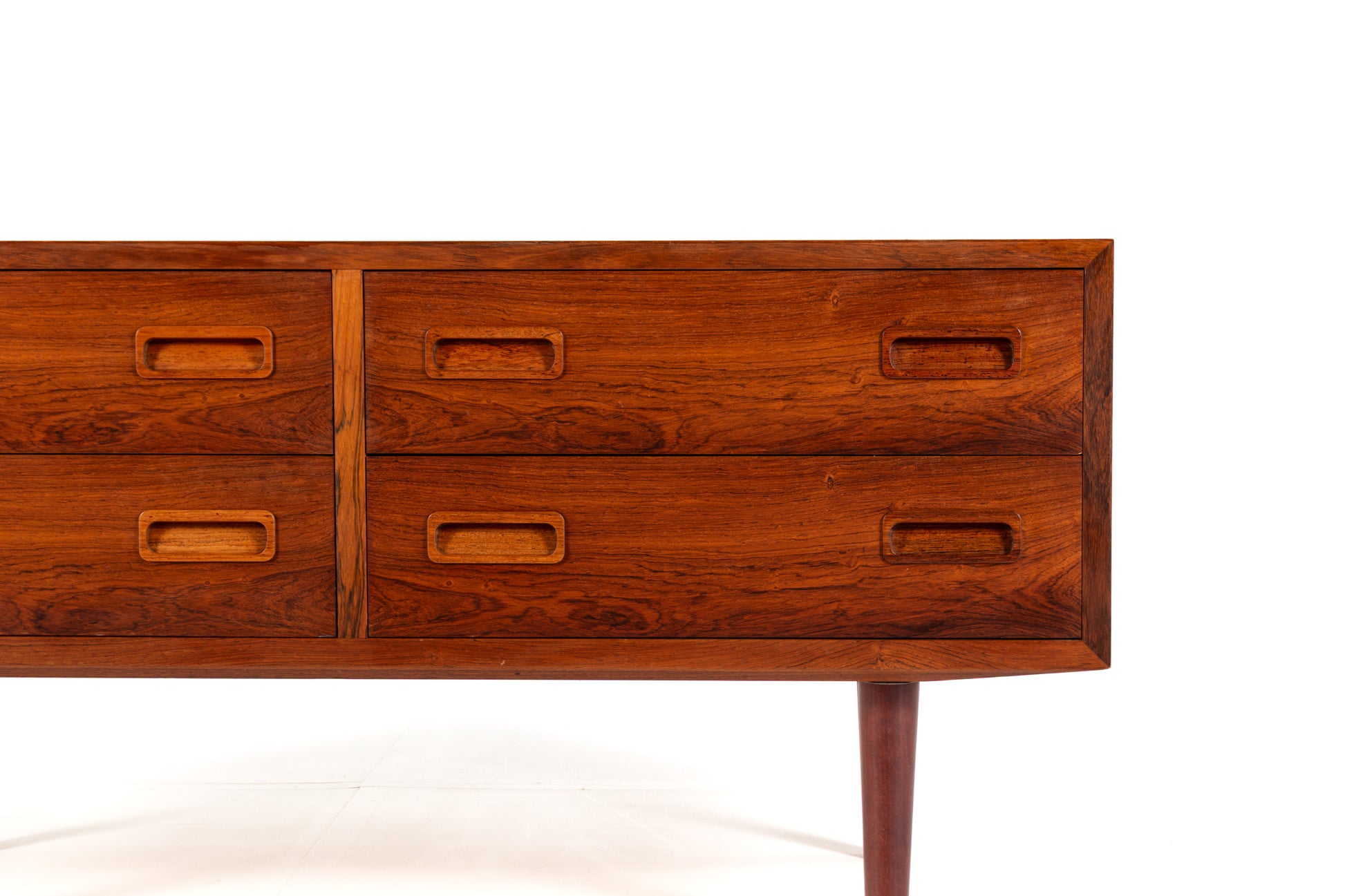 Mid century modern drawer handles detail