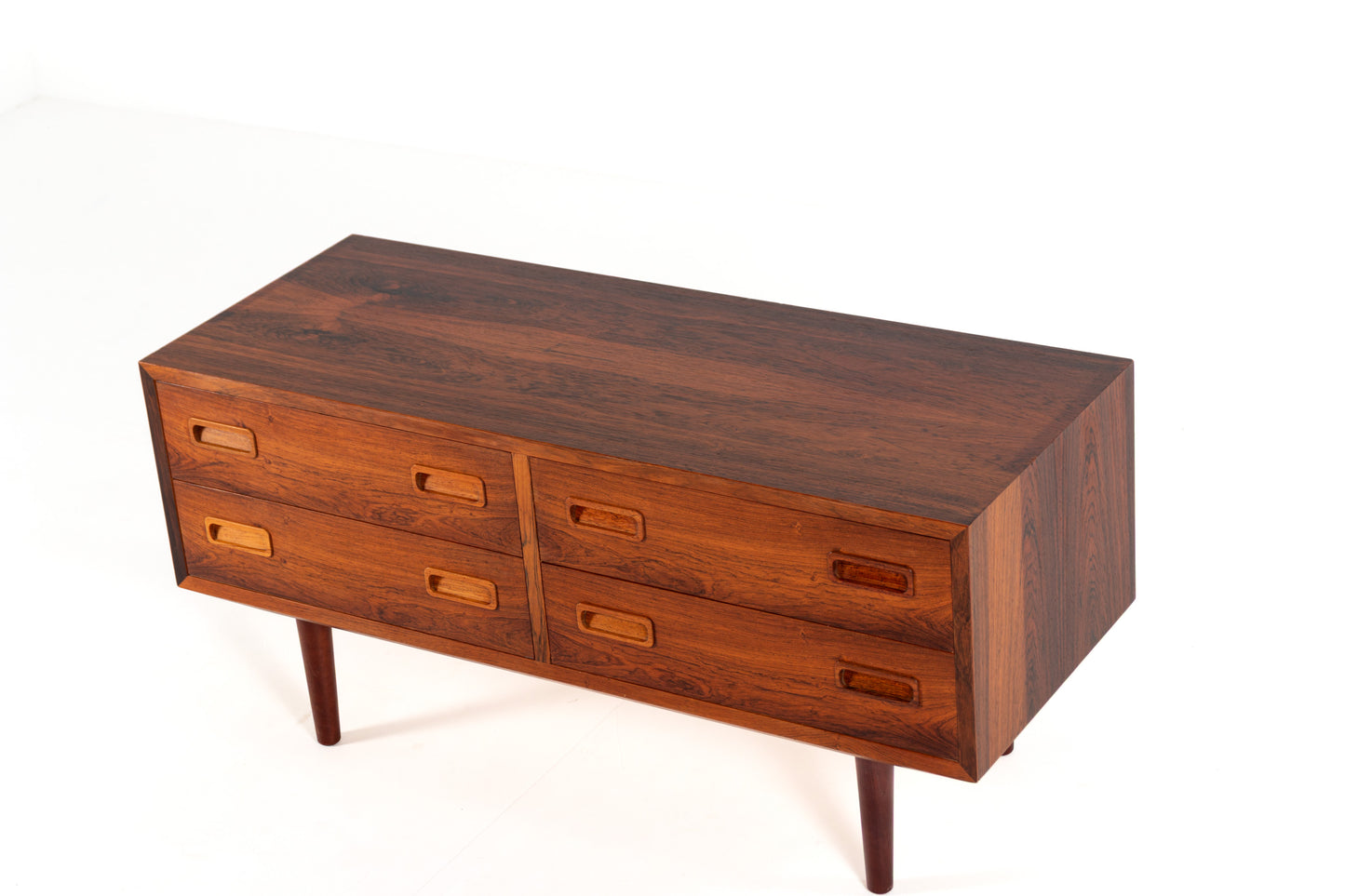 Danish rosewood chest Poul Hundevad 1960s front view