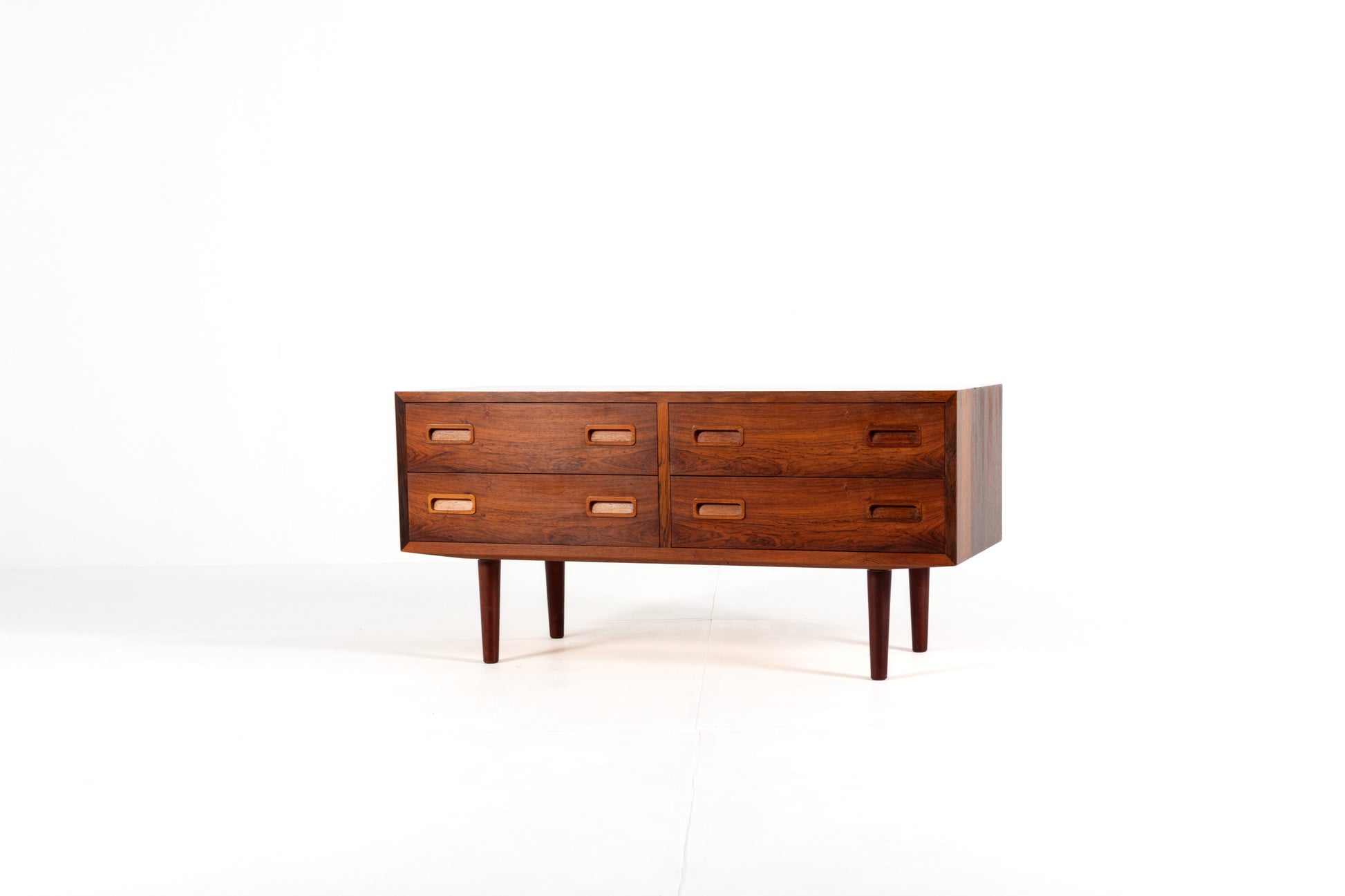 Danish rosewood chest Poul Hundevad 1960s front view