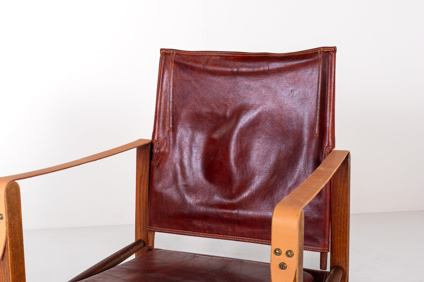 Vintage Kaare Klint for Rud Rasmussen KK47000 Safari Chair