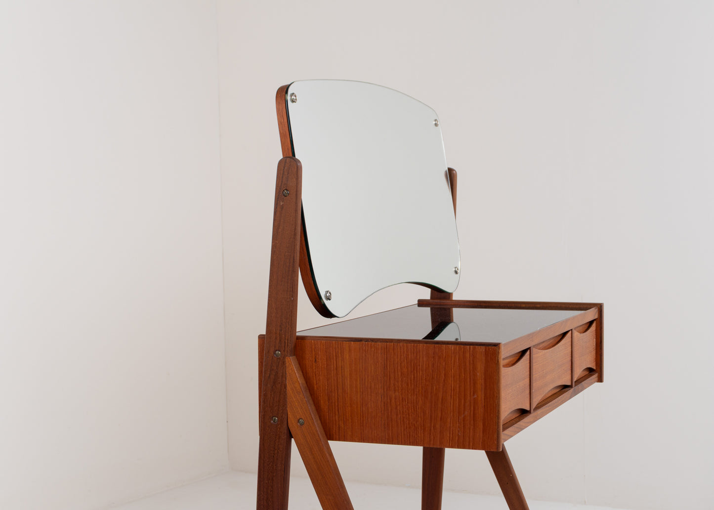 1960s Danish teak vanity