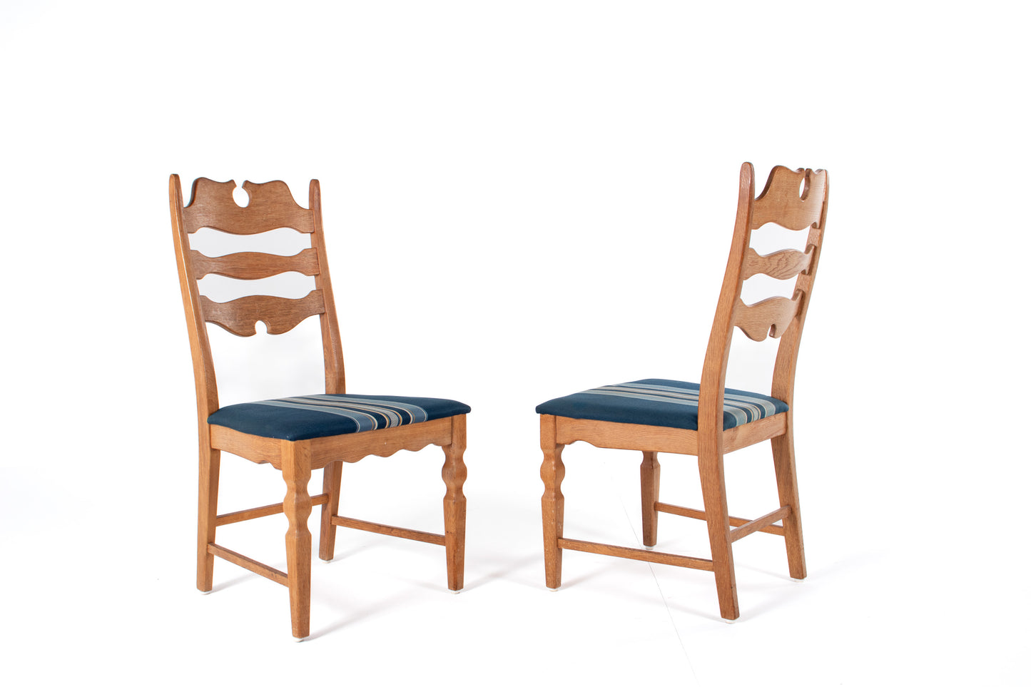 Danish mid-century dining chairs by Henning Kjærnulf