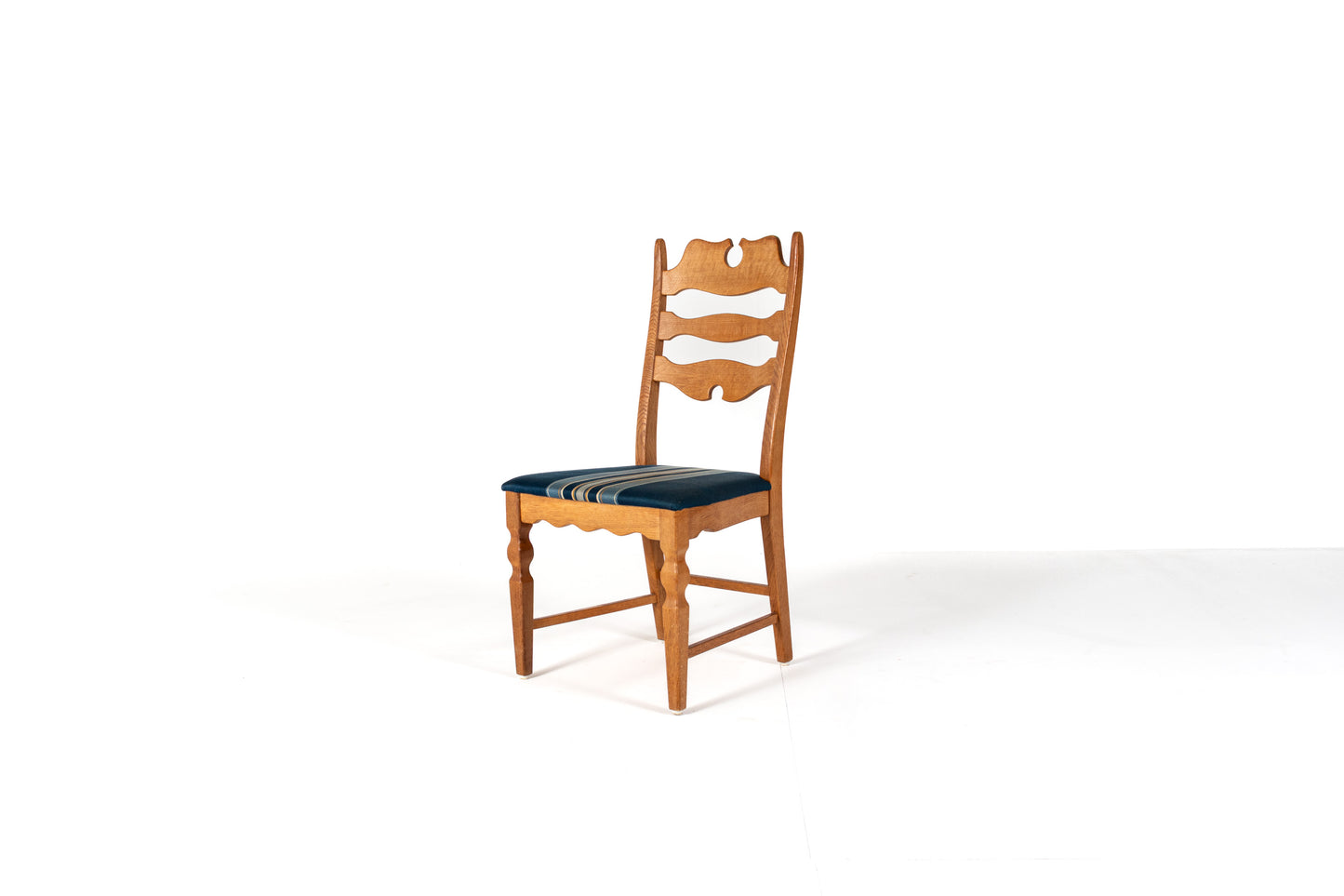 Set of 6 Danish Razorblade Dining Chairs by Henning Kjærnulf, 1970s